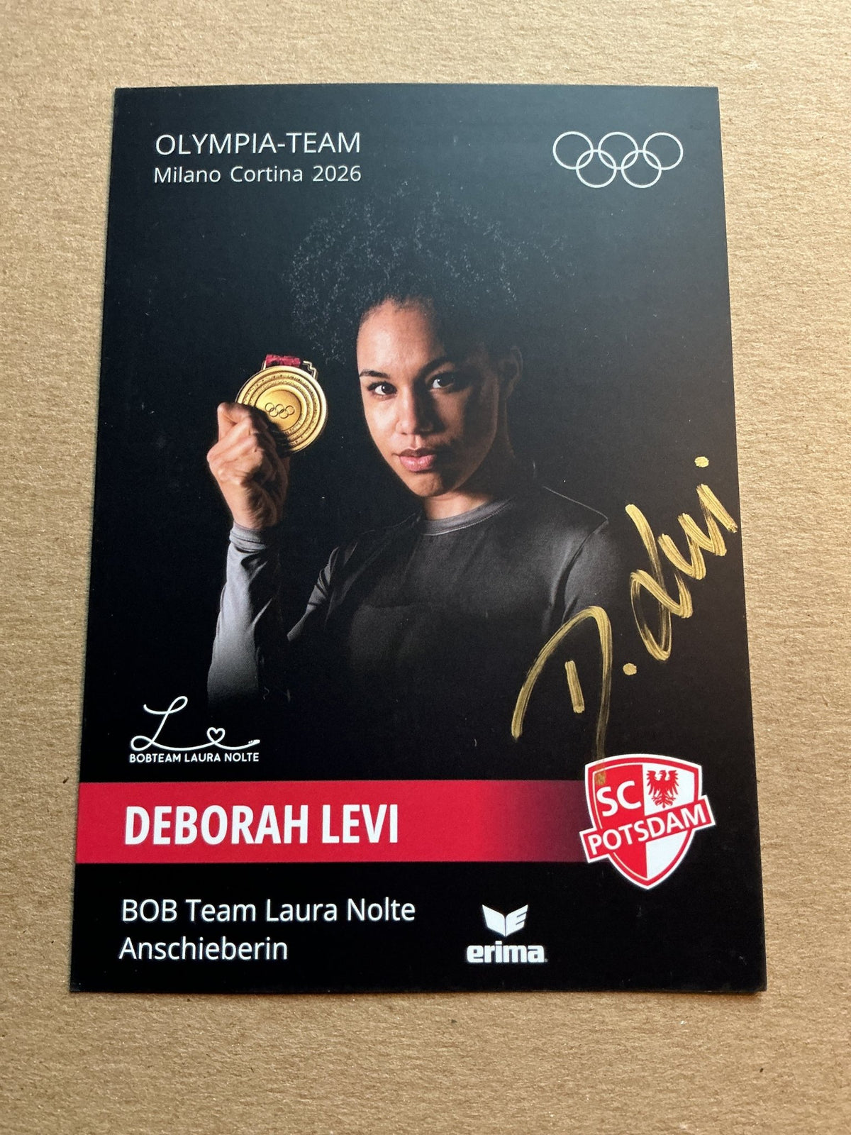 Deborah Levi, Germany 🇩🇪 Bobsledd Winter 2025/26 hand signed - Autographs-World