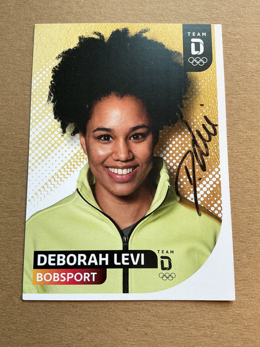 Deborah Levi, Germany 🇩🇪 Bobsledd Winter 2025/26 hand signed - Autographs-World