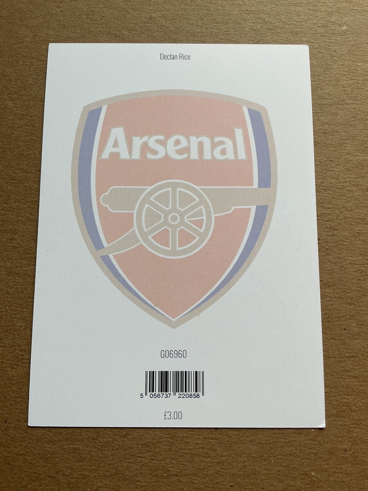 Declan Rice, England 🏴󠁧󠁢󠁥󠁮󠁧󠁿 Arsenal FC 2025/26 hand signed - Autographs-World