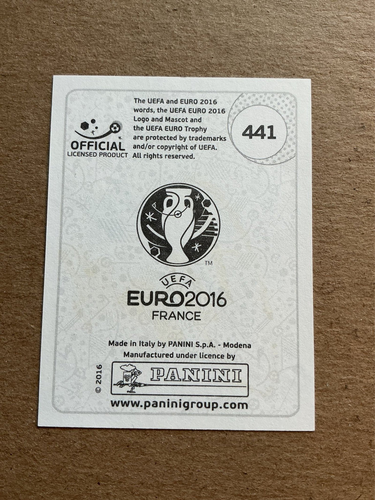 Dejan Lovren, Croatia 🇭🇷 UEFA Euro 2016 Panini hand signed - Autographs-World