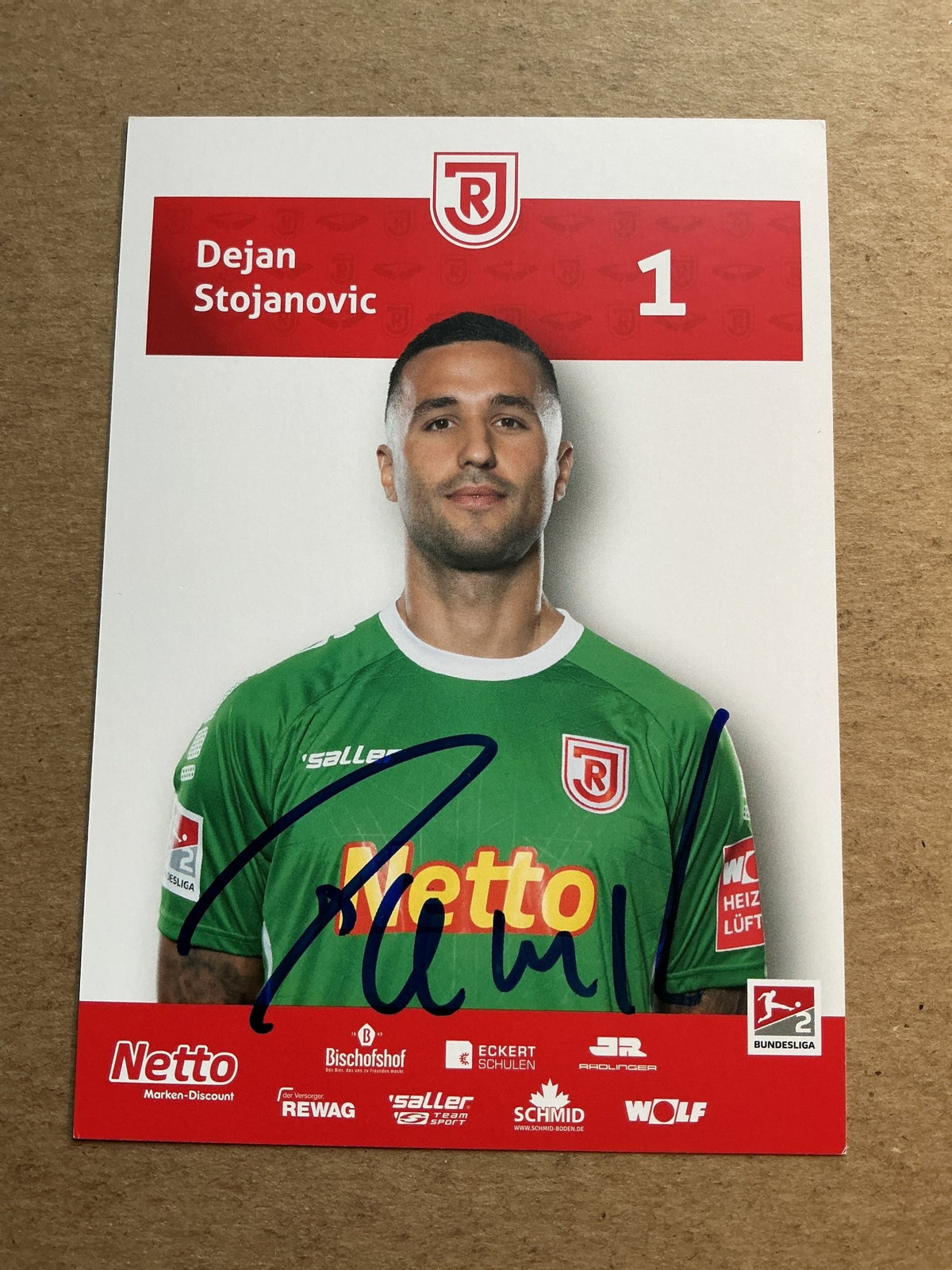 Dejan Stojanovic, Austria 🇦🇹 Jahn Regensburg 2022/23 hand signed - Autographs-World