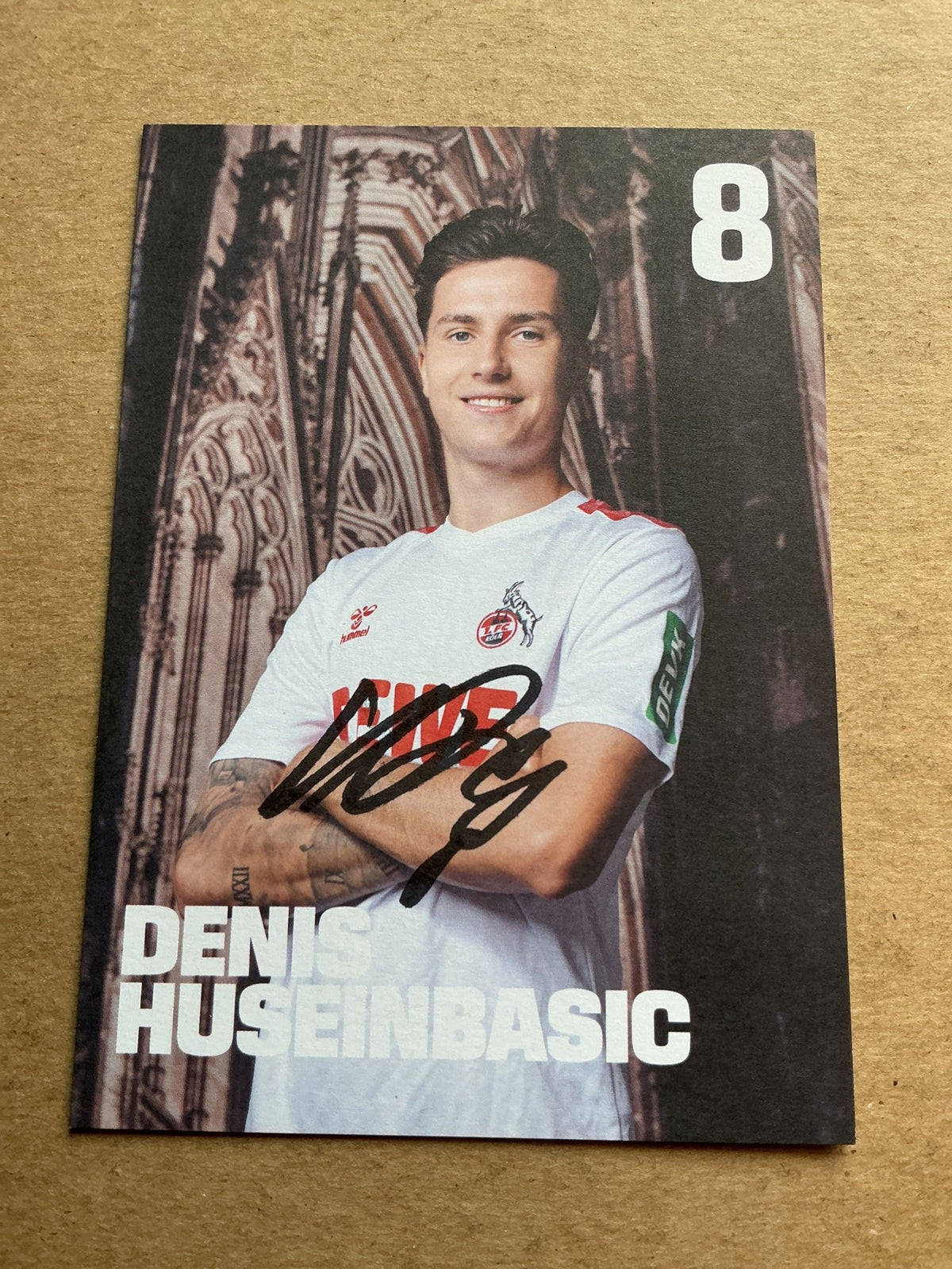 Denis Huseinbasic, Bosnia 🇧🇦 1.FC Köln 2023/24 hand signed - Autographs-World