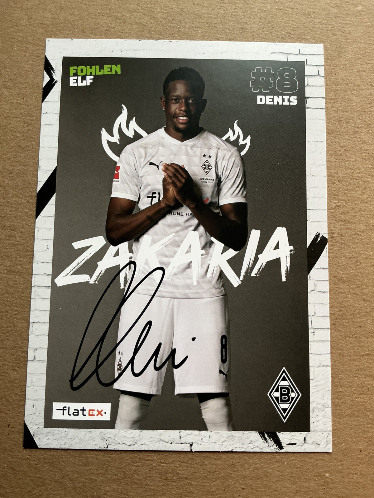 Denis Zakaria, Switzerland 🇨🇭 Borussia Mönchengladbach 2020/21 hand signed - Autographs-World