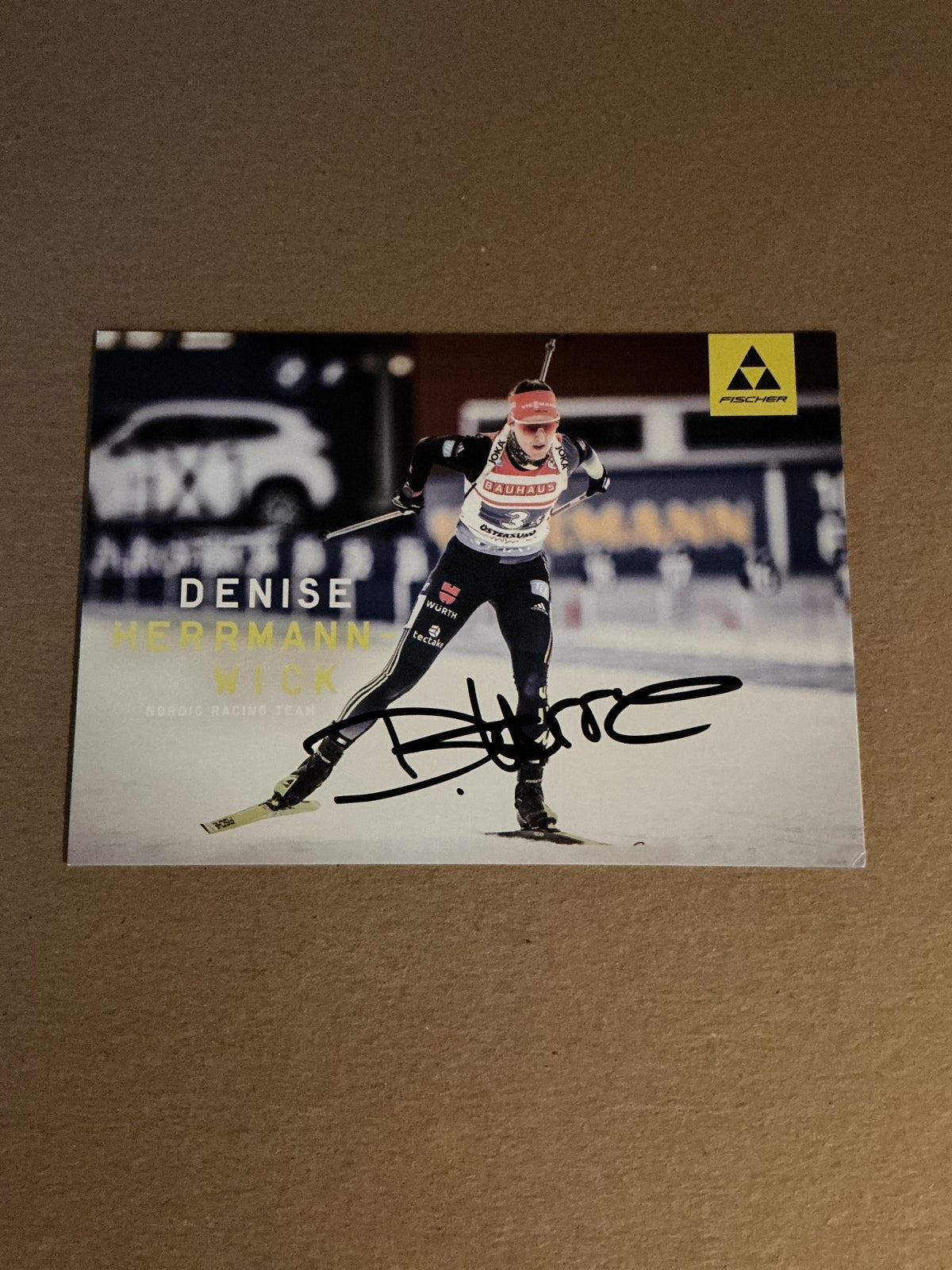 Denise Herrmann-Wick, Germany 🇩🇪 Biathlon 2023/24 hand signed - Autographs-World