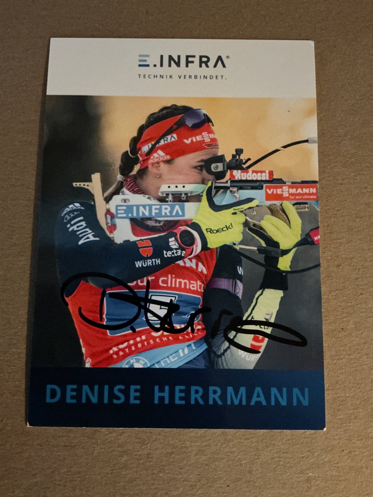 Denise Herrmann-Wick, Germany 🇩🇪 Biathlon 2023/24 hand signed - Autographs-World