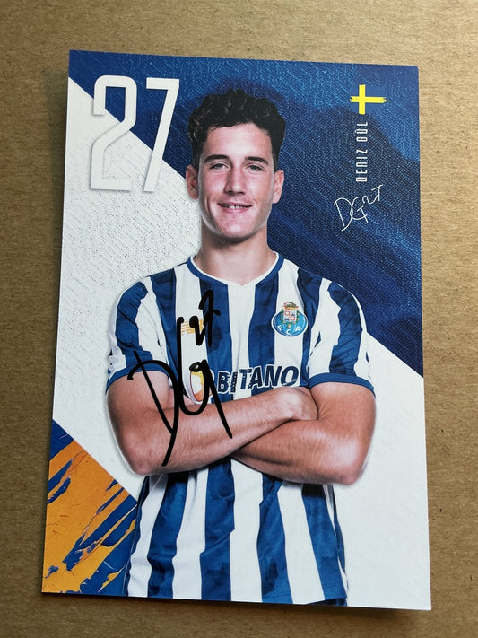 Deniz Gül, Türkiye 🇹🇷 FC Porto 2024/25 hand signed - Autographs-World