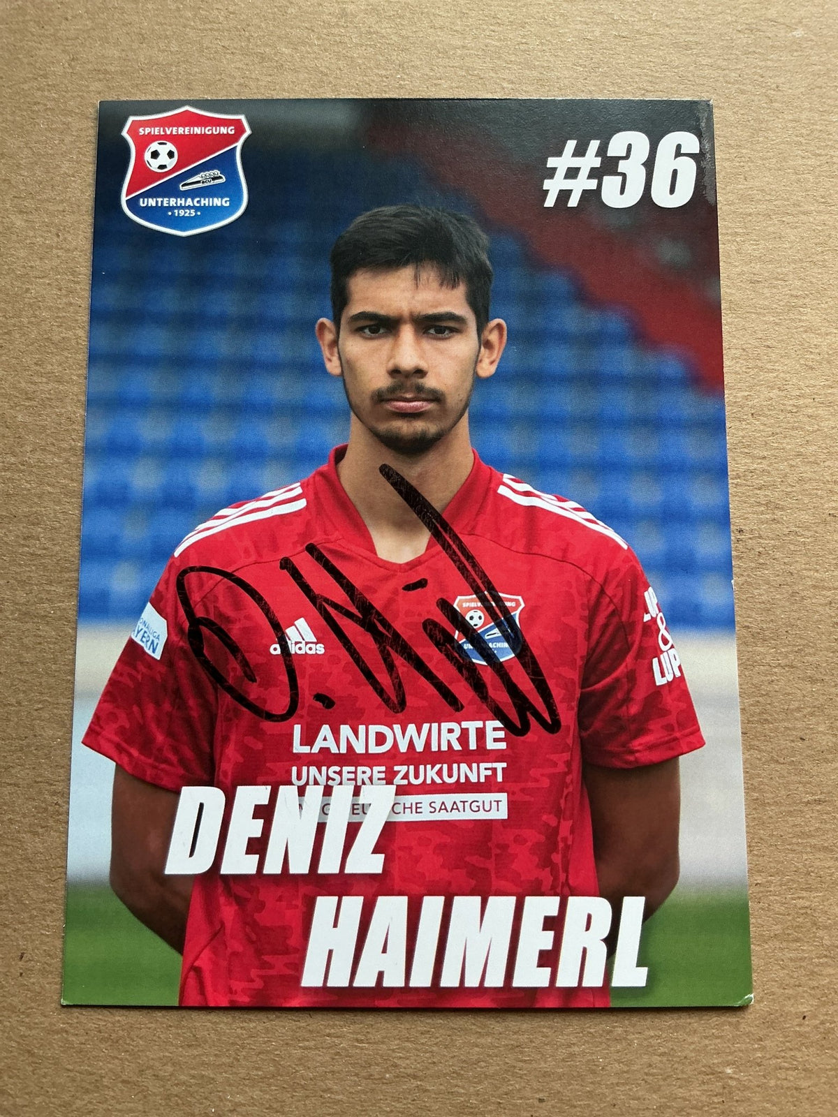 Deniz Haimerl, Germany 🇩🇪 SpVgg Unterhaching 2021/22 hand signed - Autographs-World
