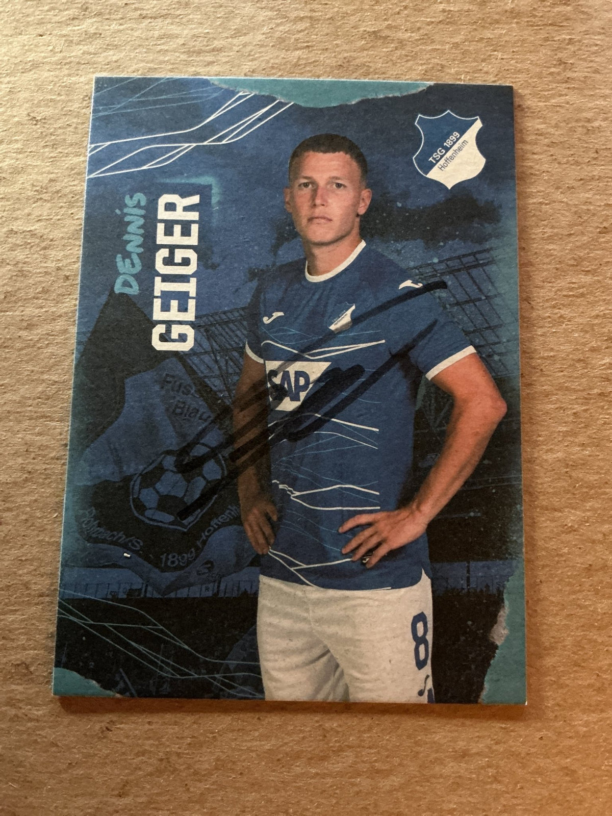 Dennis Geiger, Germany 🇩🇪 TSG 1899 Hoffenheim 2022/23 hand signed - Autographs-World