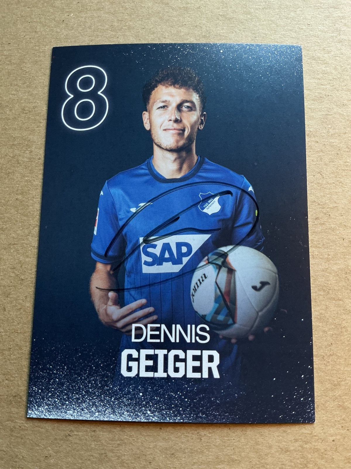 Dennis Geiger, Germany 🇩🇪 TSG 1899 Hoffenheim 2024/25 hand signed - Autographs-World