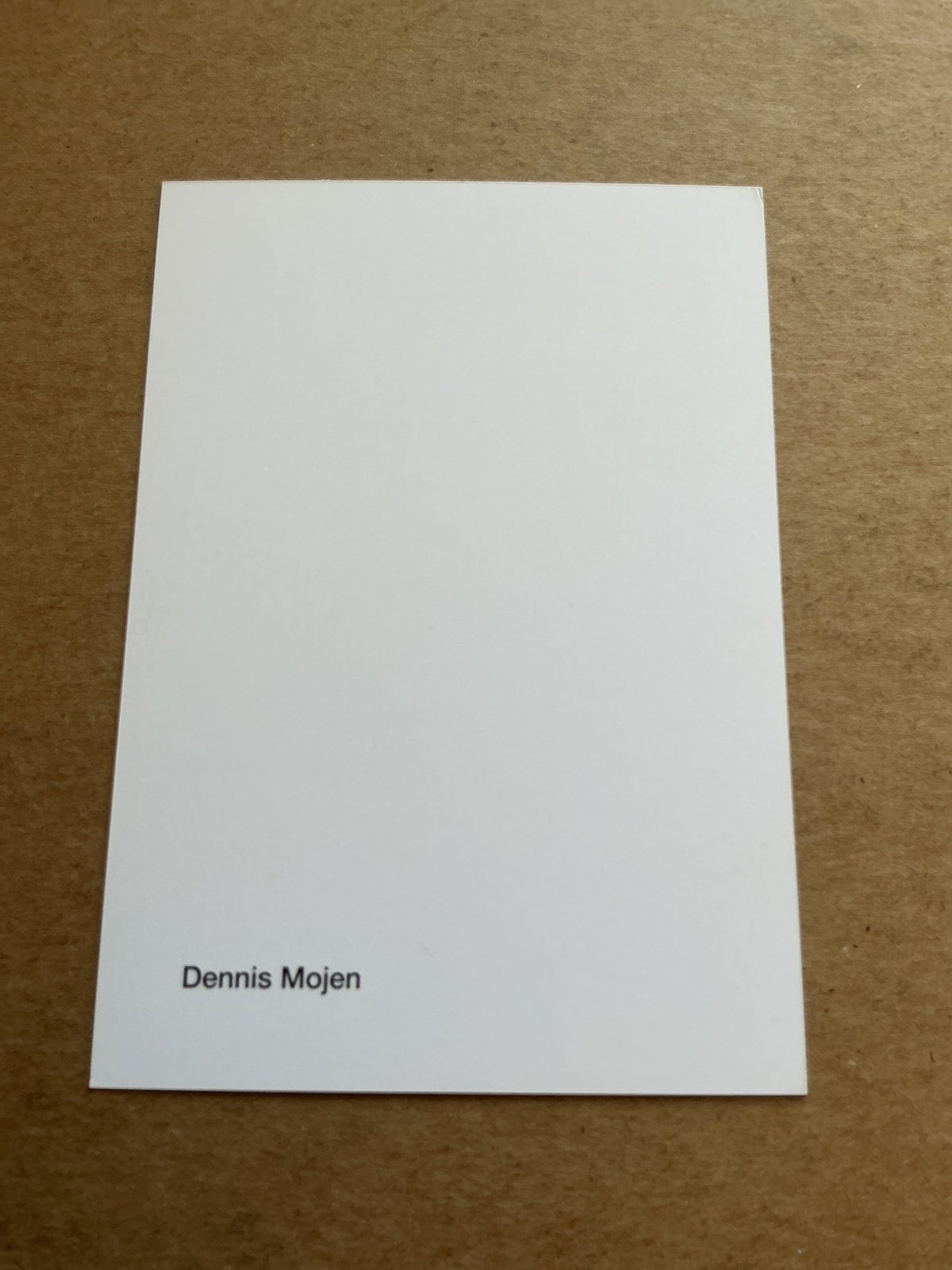 Dennis Mojen, Germany 🇩🇪 Actor 2025 hand signed - Autographs-World