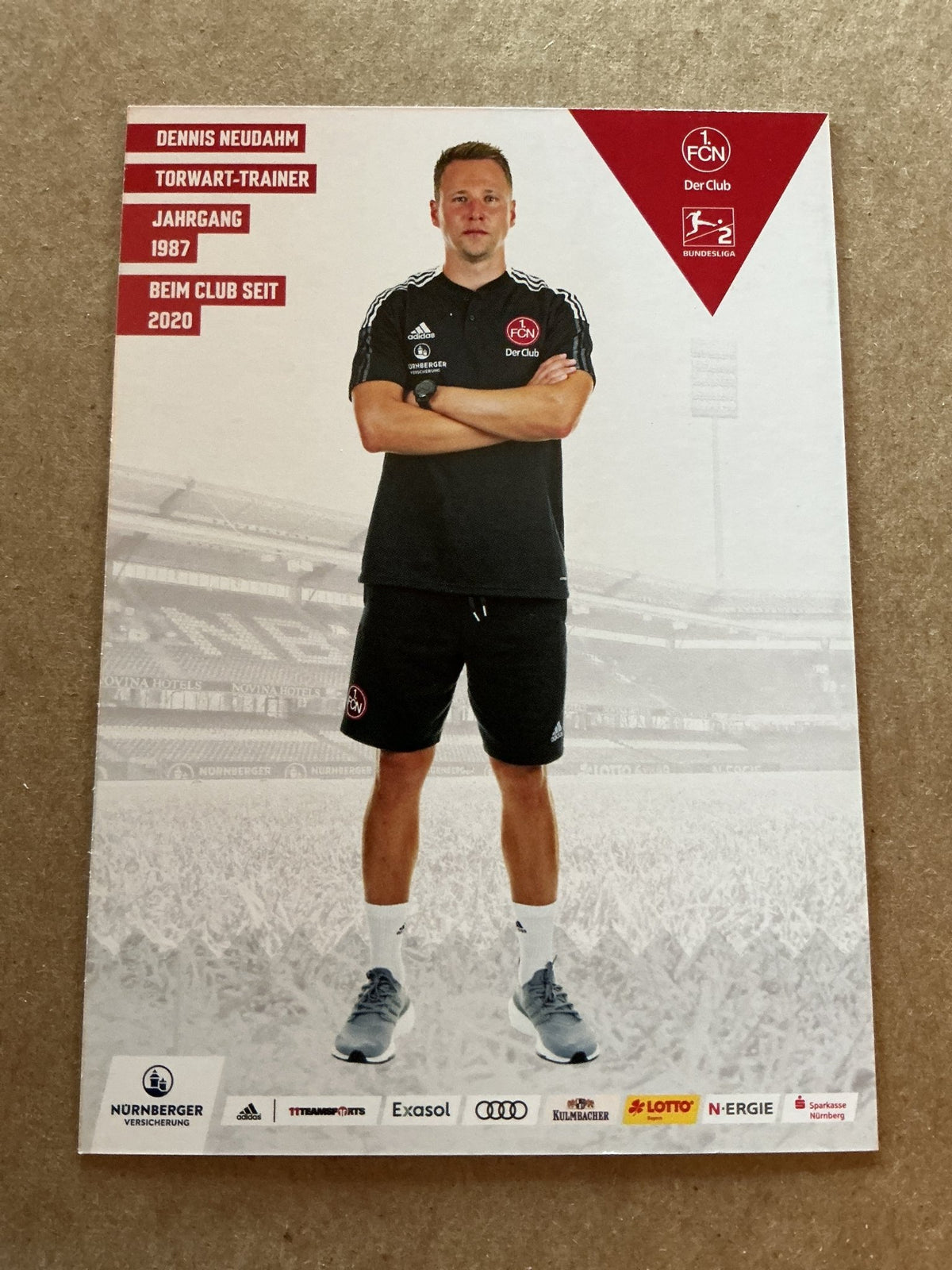 Dennis Neudahm, Germany 🇩🇪 1.FC Nürnberg 2021/22 hand signed - Autographs-World