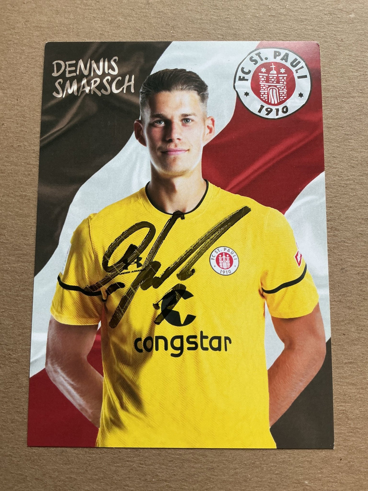 Dennis Smarsch, Germany 🇩🇪 FC St. Pauli 2020/21 hand signed - Autographs-World