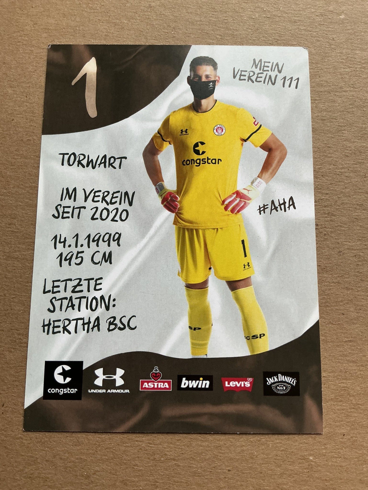 Dennis Smarsch, Germany 🇩🇪 FC St. Pauli 2020/21 hand signed - Autographs-World