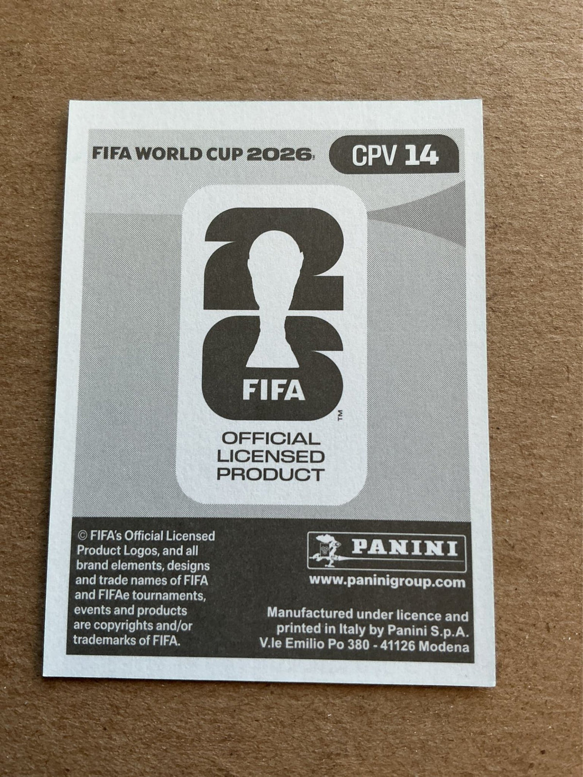 Deroy Duarte, Cape Verde 🇨🇻 FIFA World Cup 2026 Panini hand signed - Autographs-World