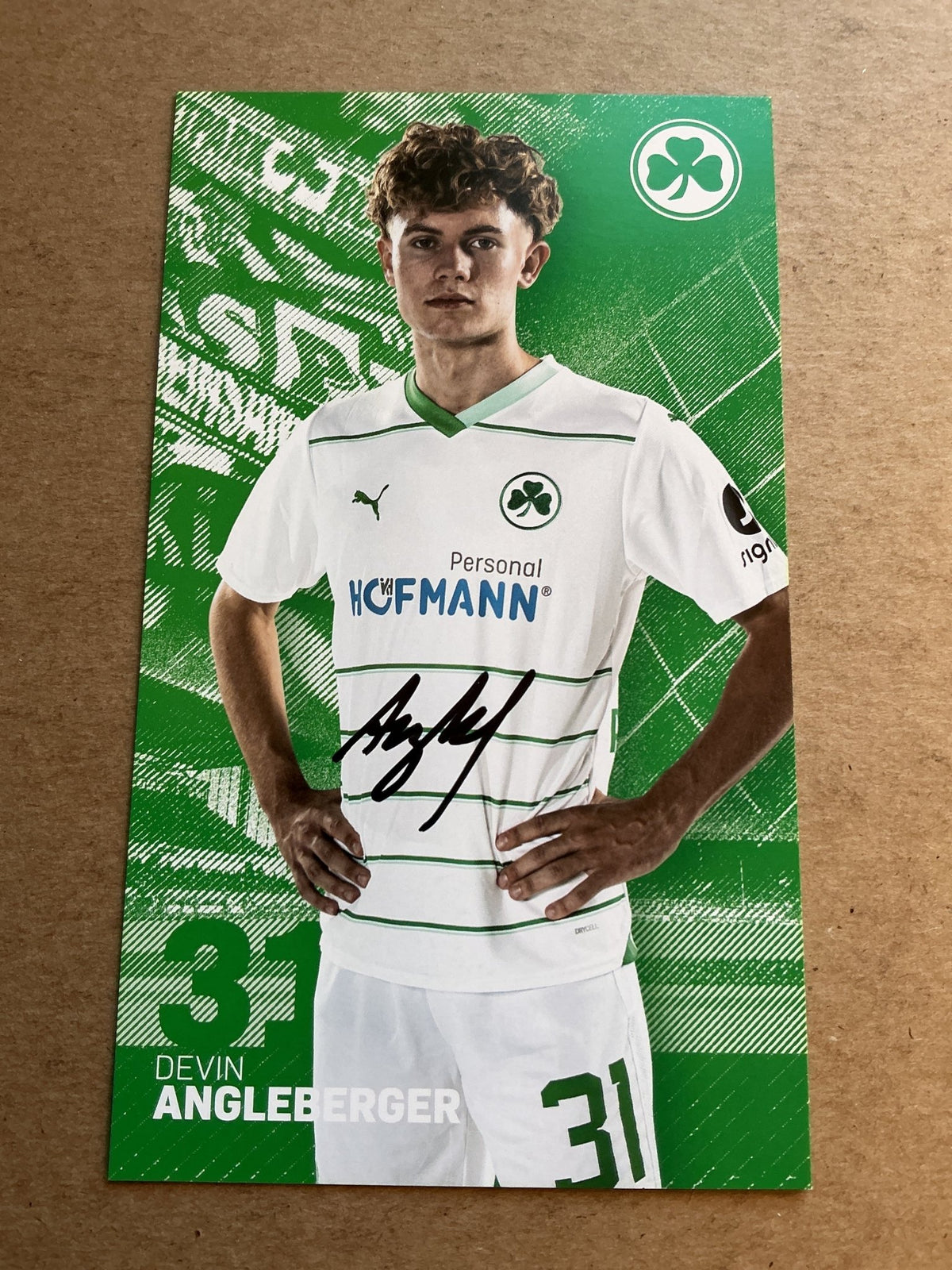 Devin Angleberger, Germany 🇩🇪 SpVgg Greuther Fürth 2023/24 hand signed - Autographs-World