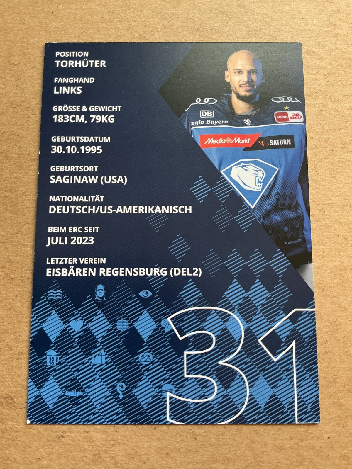 Devin Williams, USA 🇺🇸 ERC Ingolstadt 2023/24 hand signed - Autographs-World