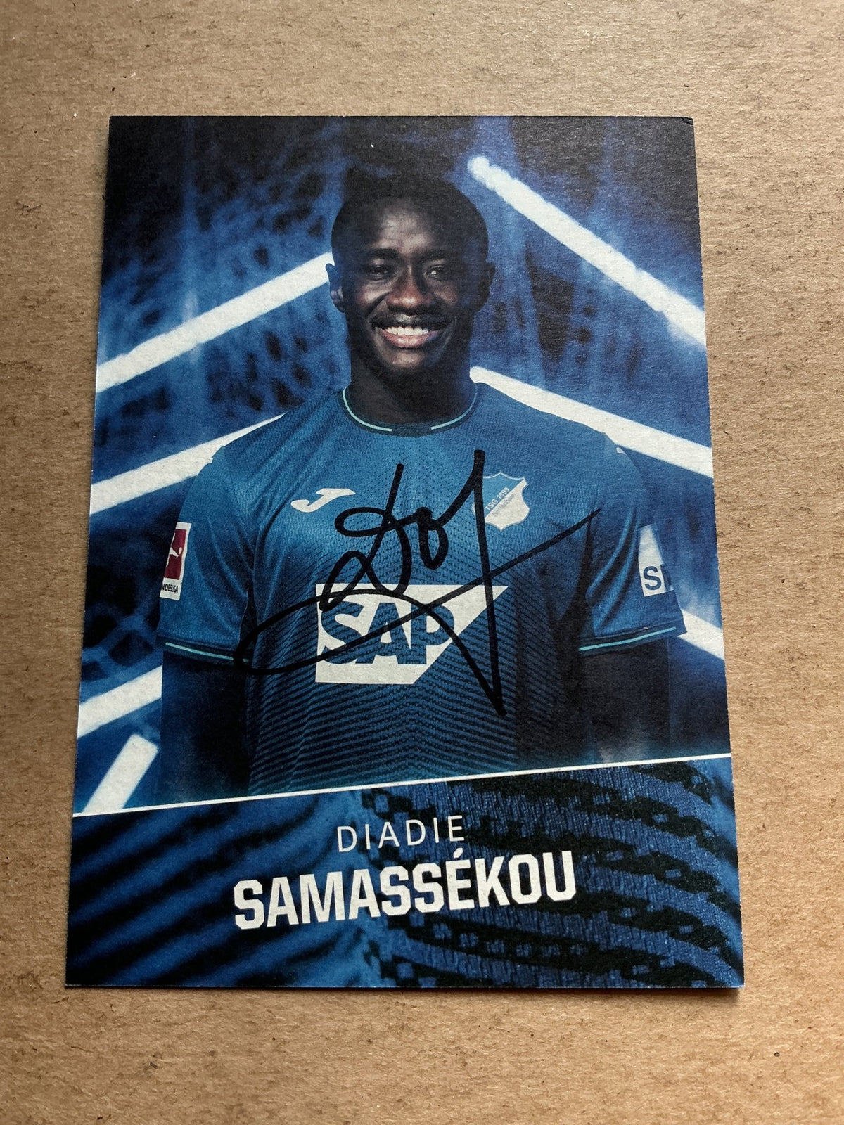 Diadie Samassékou, Mali 🇲🇱 TSG 1899 Hoffenheim 2021/22 hand signed - Autographs-World