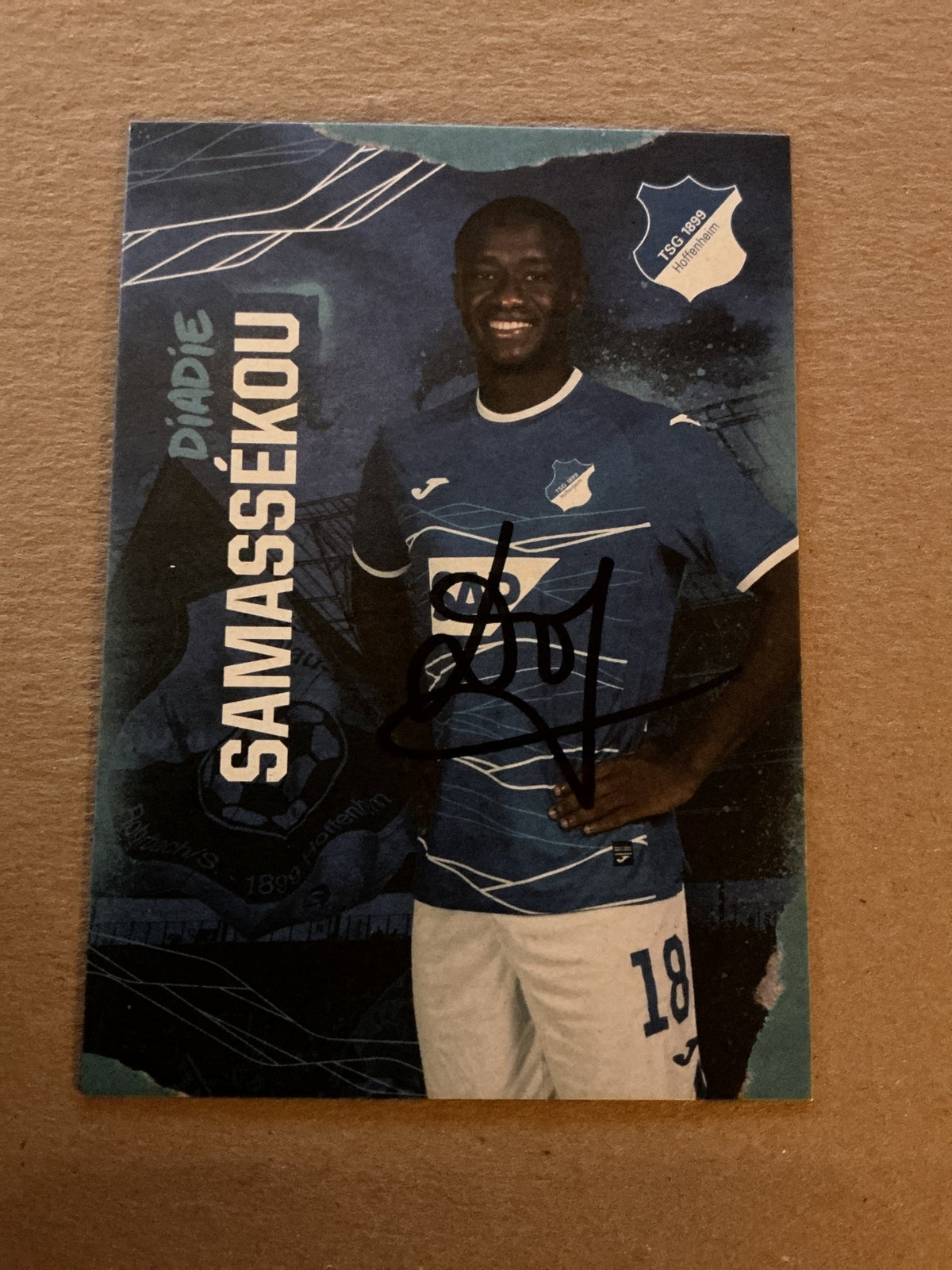 Diadie Samassékou, Mali 🇲🇱 TSG 1899 Hoffenheim 2022/23 hand signed - Autographs-World