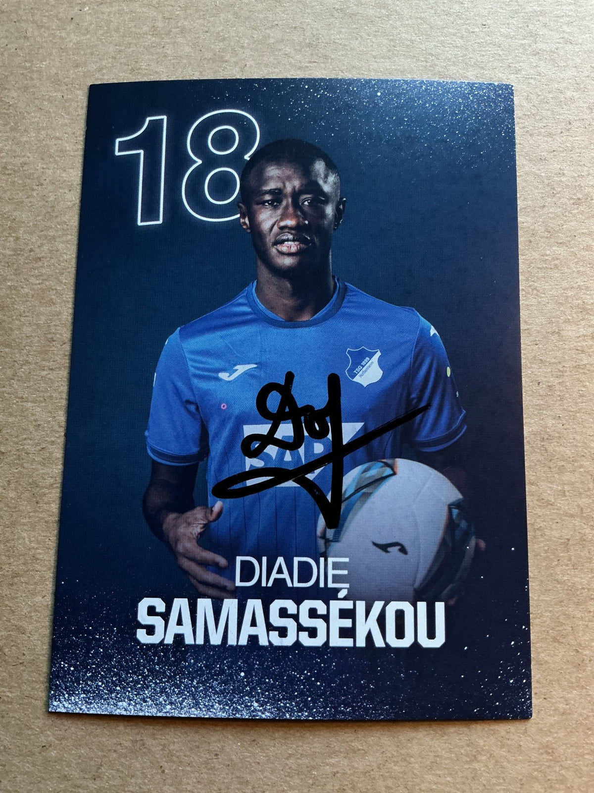 Diadie Samassekou, Mali 🇲🇱 TSG 1899 Hoffenheim 2024/25 hand signed - Autographs-World