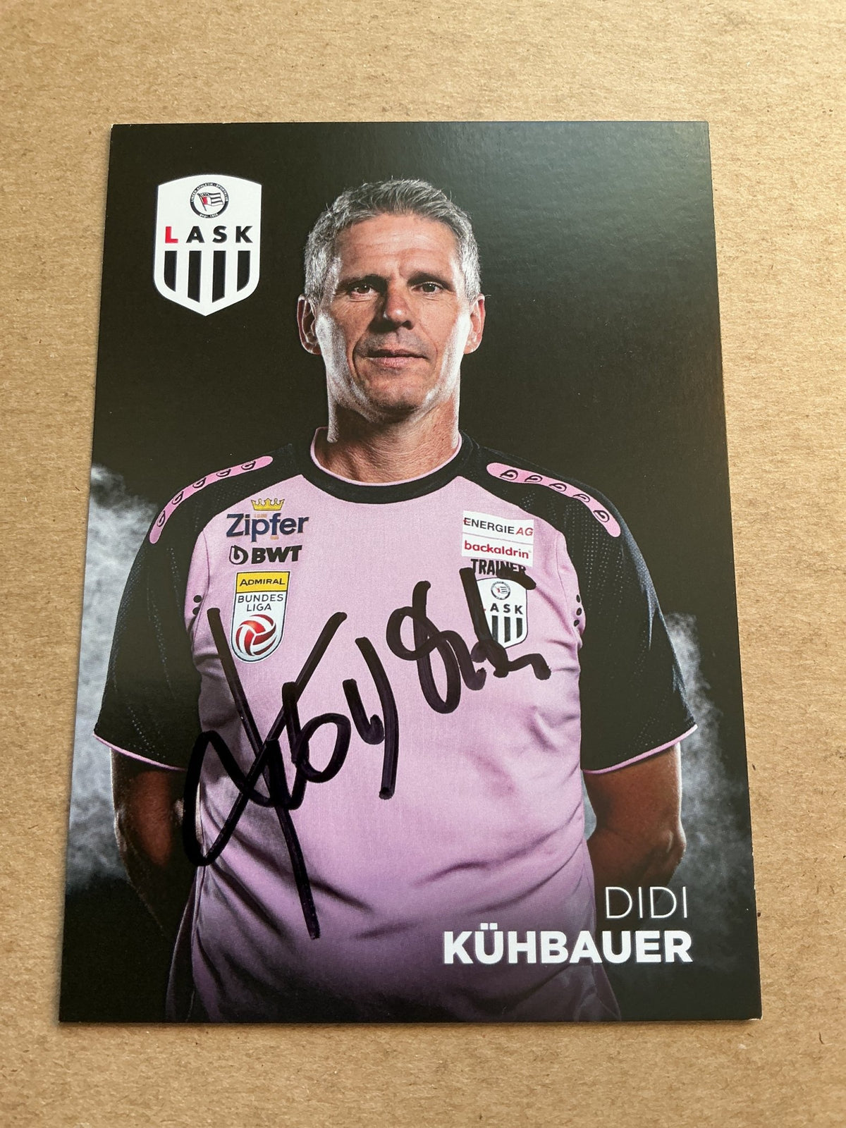 Didi Kühbauer, Austria 🇦🇹 Linzer ASK 2022/23 hand signed - Autographs-World