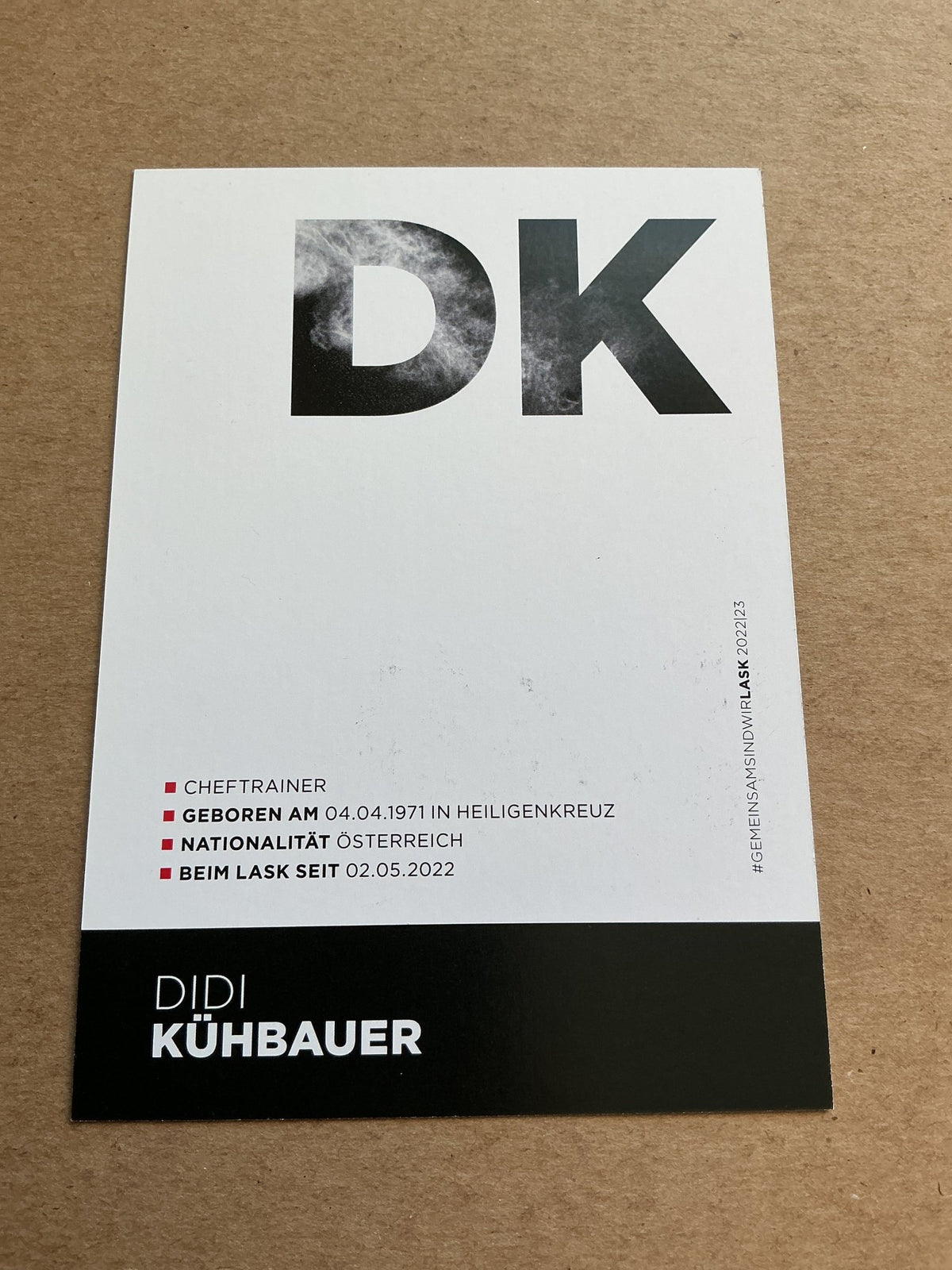Didi Kühbauer, Austria 🇦🇹 Linzer ASK 2022/23 hand signed - Autographs-World