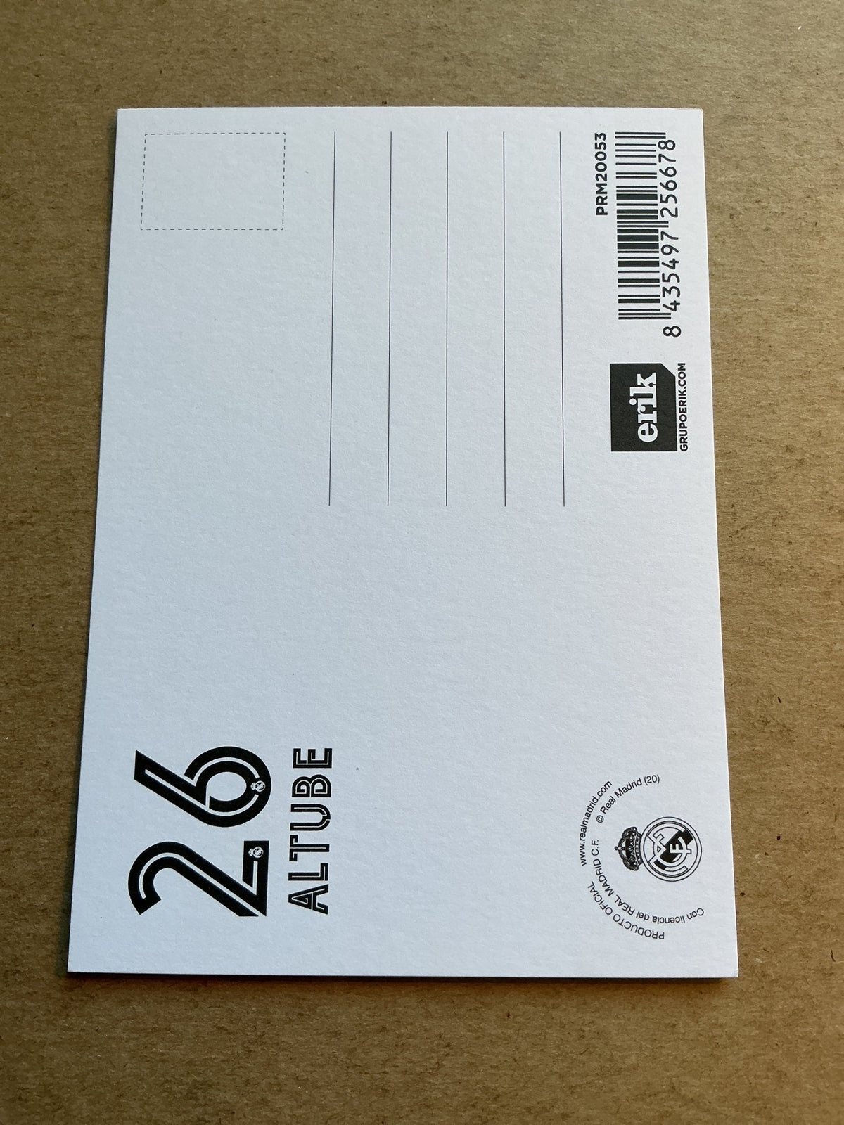 Diego Altube, Spain 🇪🇸 Real Madrid 2020/21 hand signed - Autographs-World
