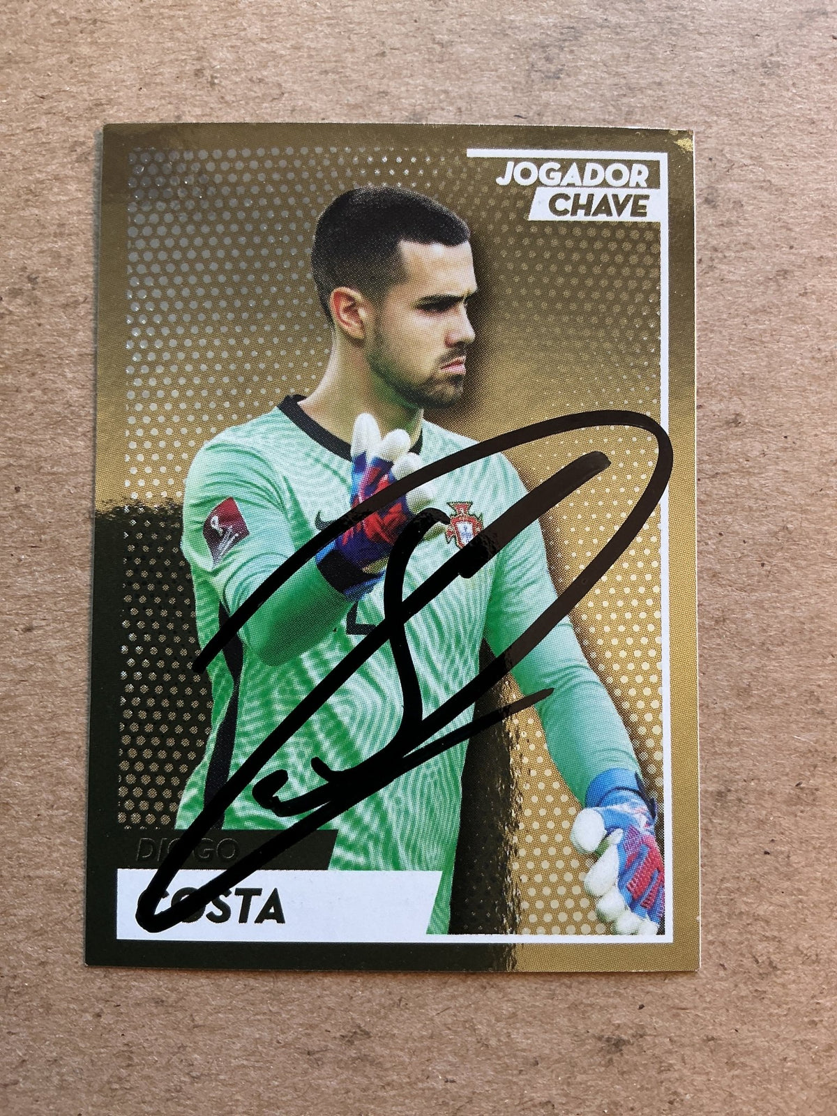 Diego Costa, Portugal 🇵🇹 UEFA Euro 2020 Panini hand signed - Autographs-World