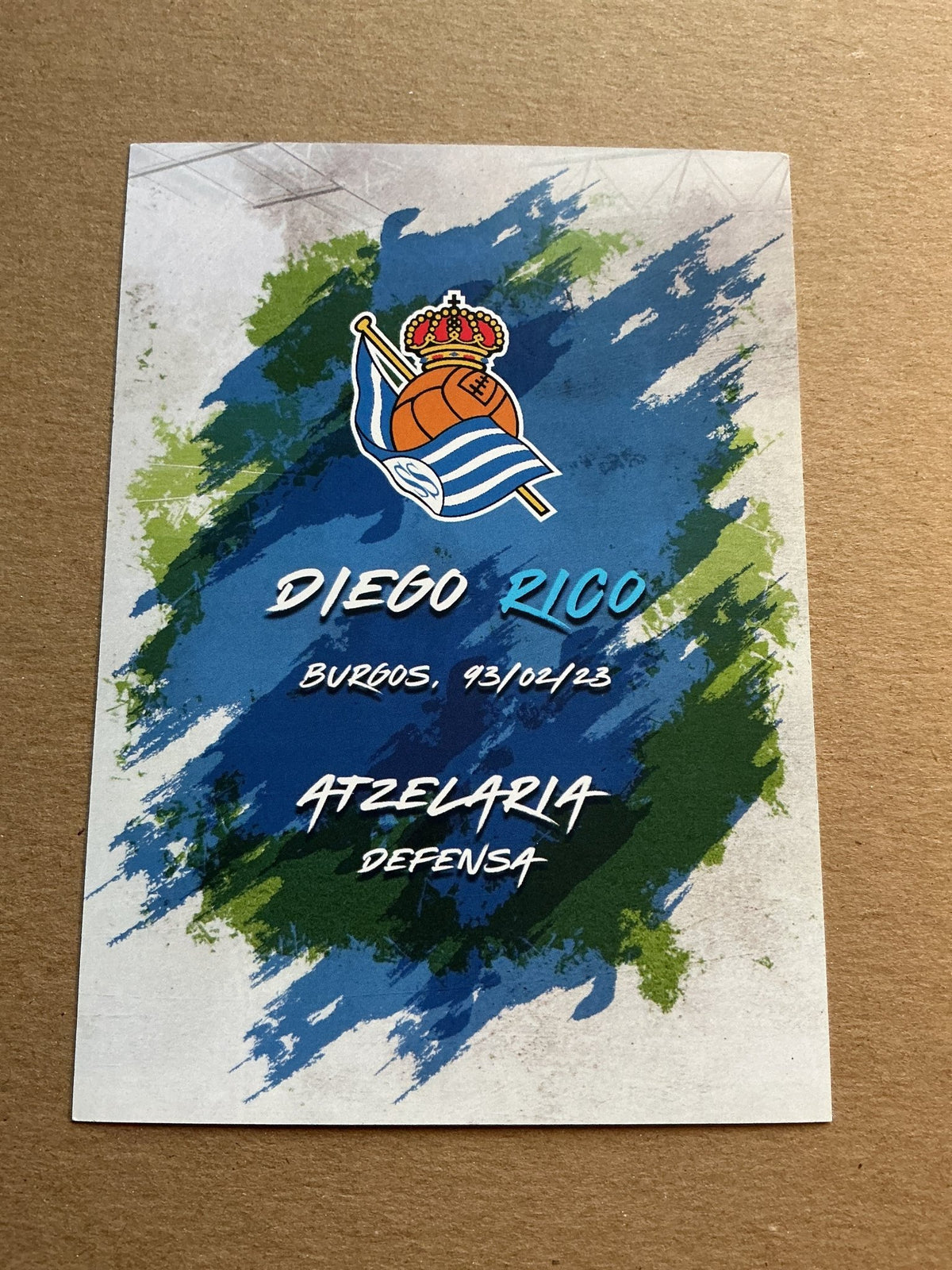 Diego Rico, Spain 🇪🇸 Real Sociedad 2022/23 hand signed - Autographs-World