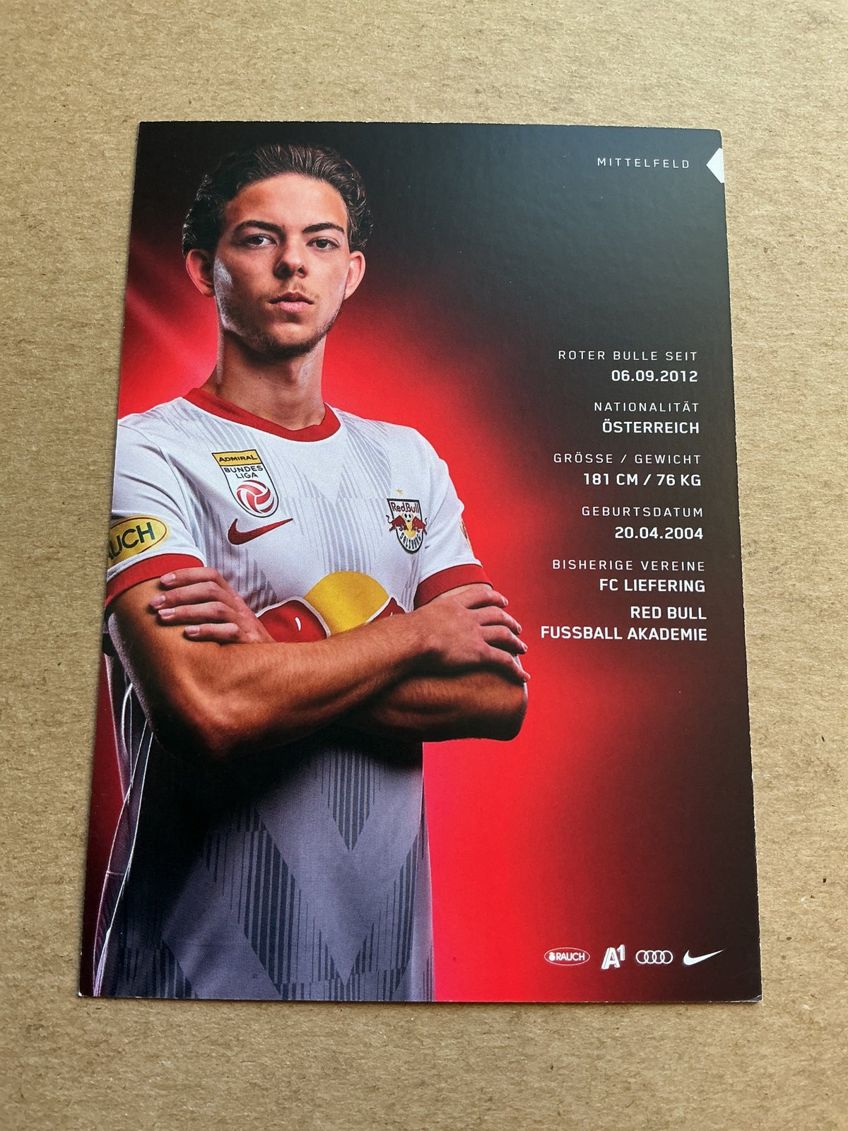 Dijon Kameri, Austria 🇦🇹 FC Red Bull Salzburg 2022/23 hand signed - Autographs-World