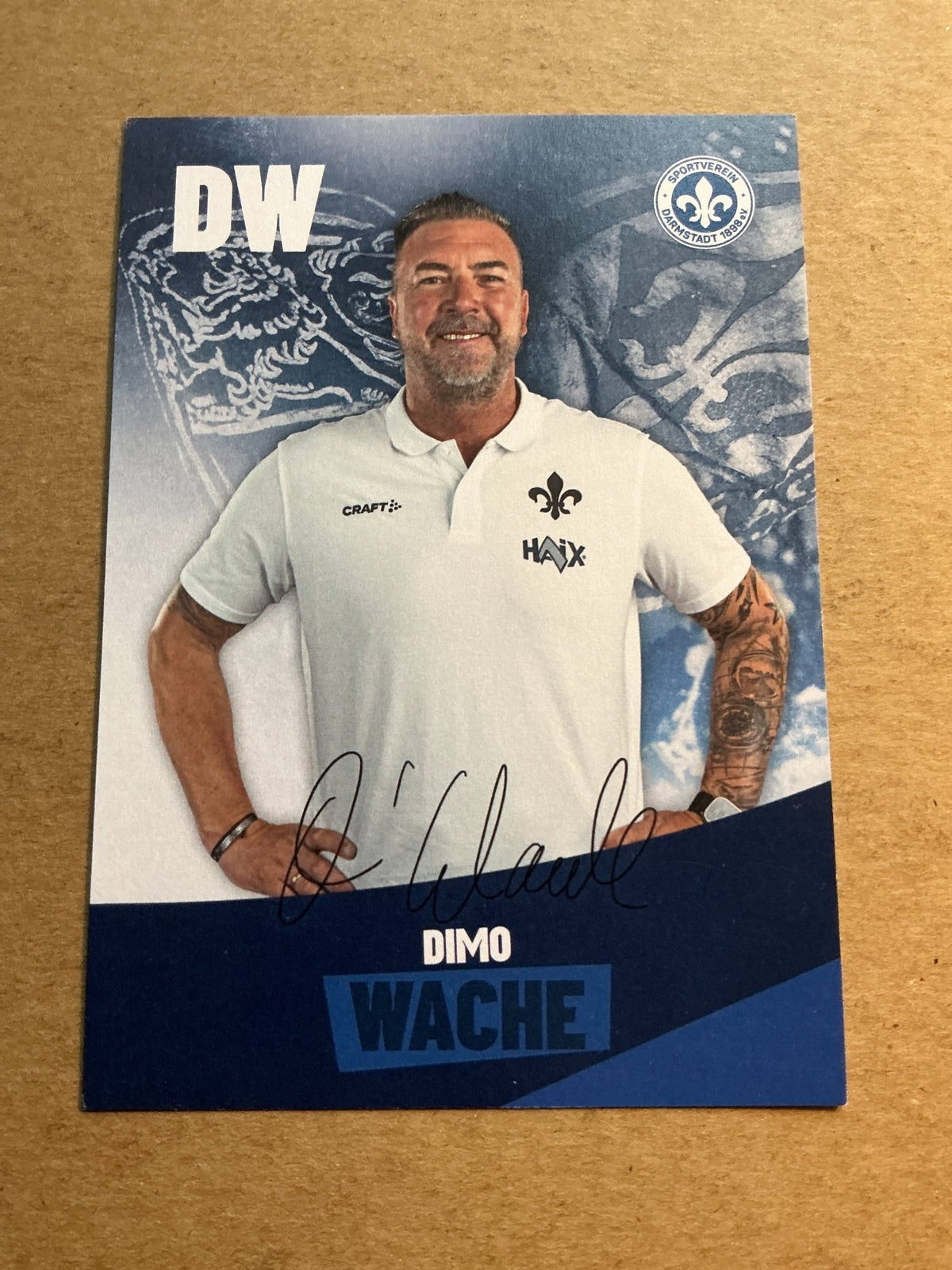 Dimo Wache, Germany 🇩🇪 SV Darmstadt 98 2023/24 hand signed - Autographs-World