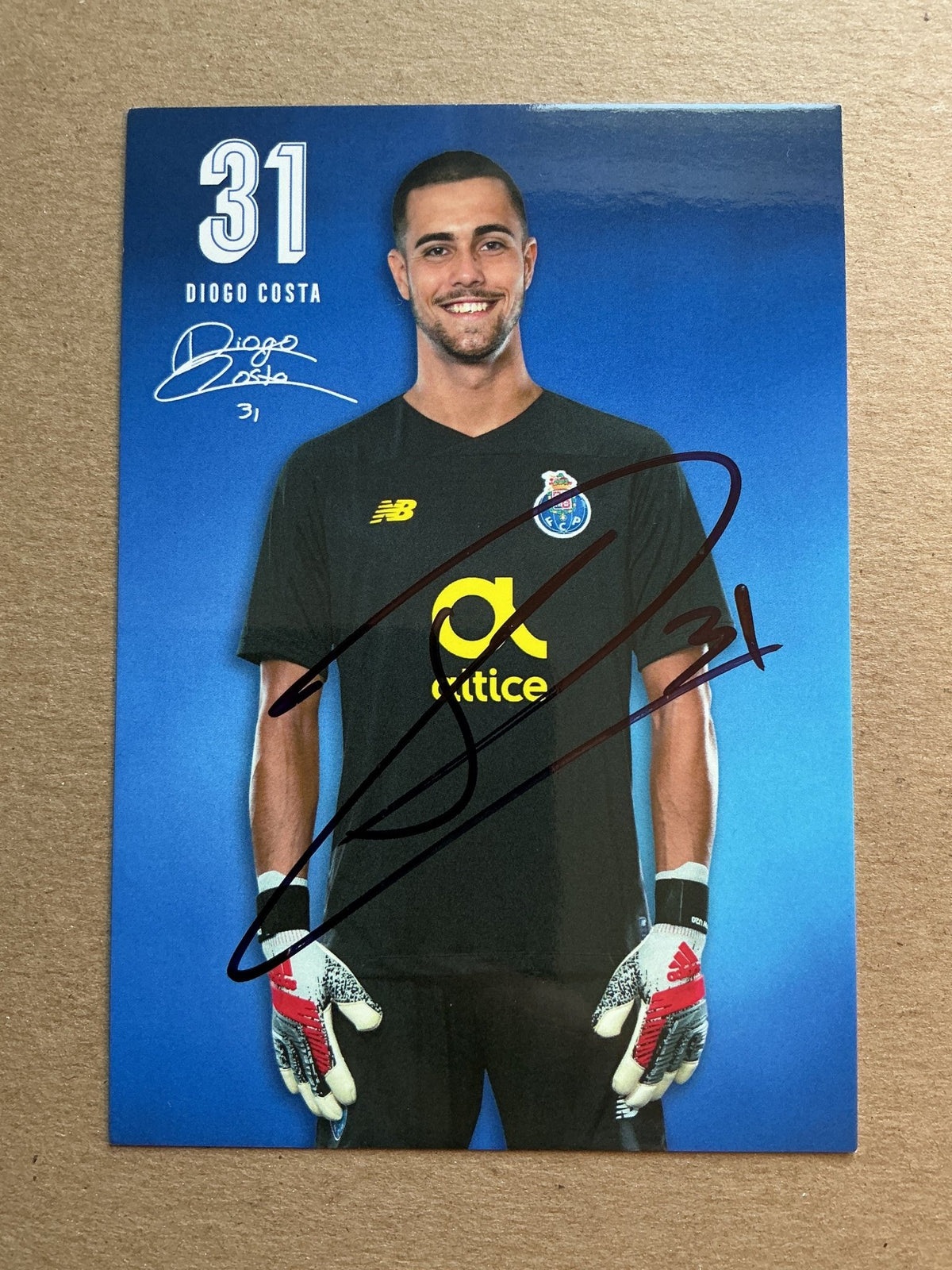 Diogo Costa, Portugal 🇵🇹 FC Porto 2019/20 hand signed - Autographs-World