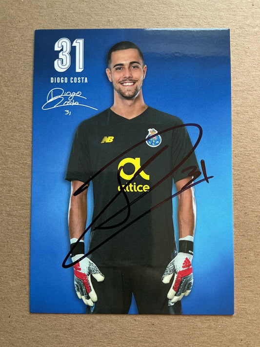 Diogo Costa, Portugal 🇵🇹 FC Porto 2019/20 hand signed - Autographs-World