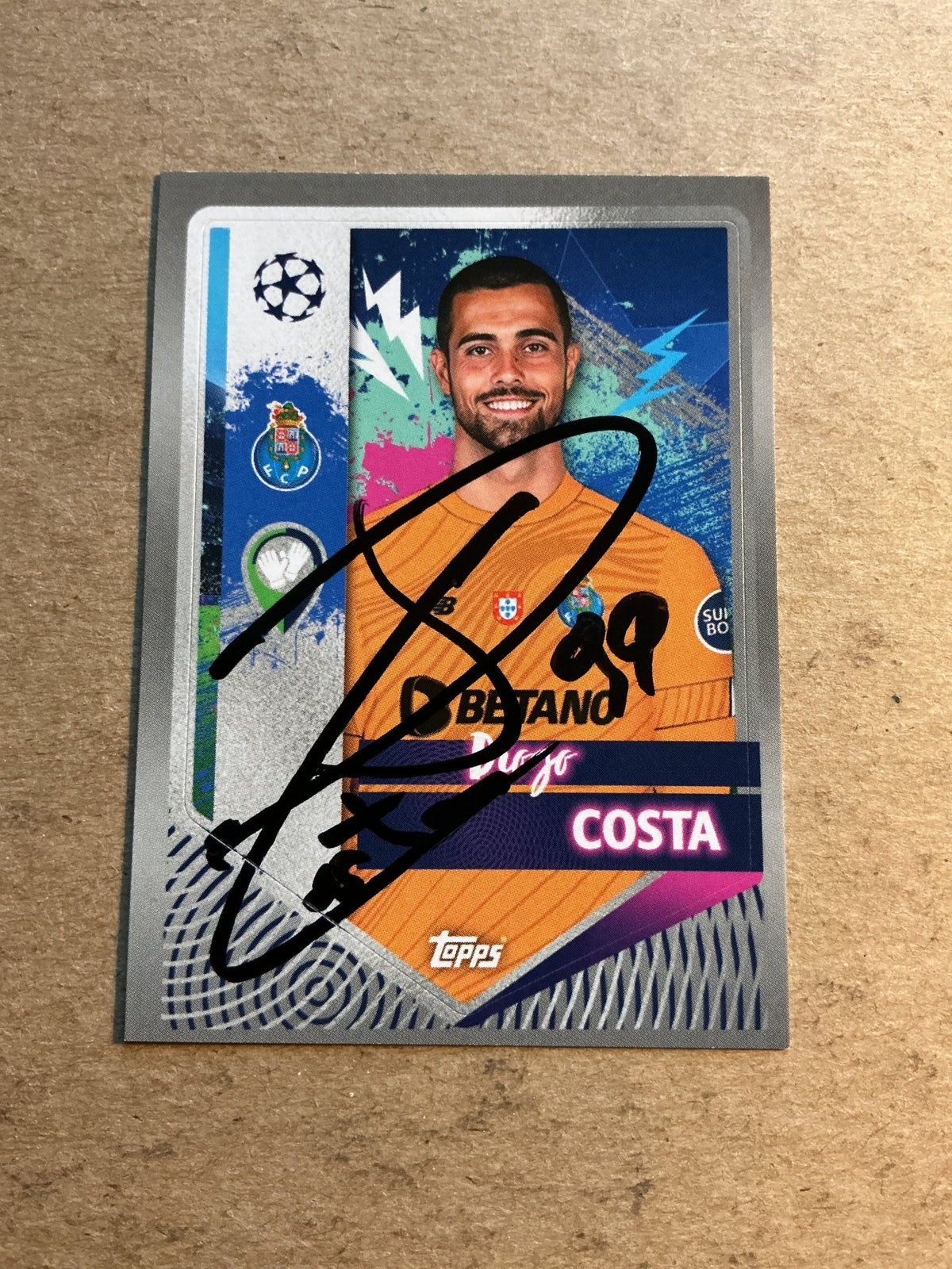 Diogo Costa, Portugal 🇵🇹 FC Porto 2022/23 Topps hand signed - Autographs-World