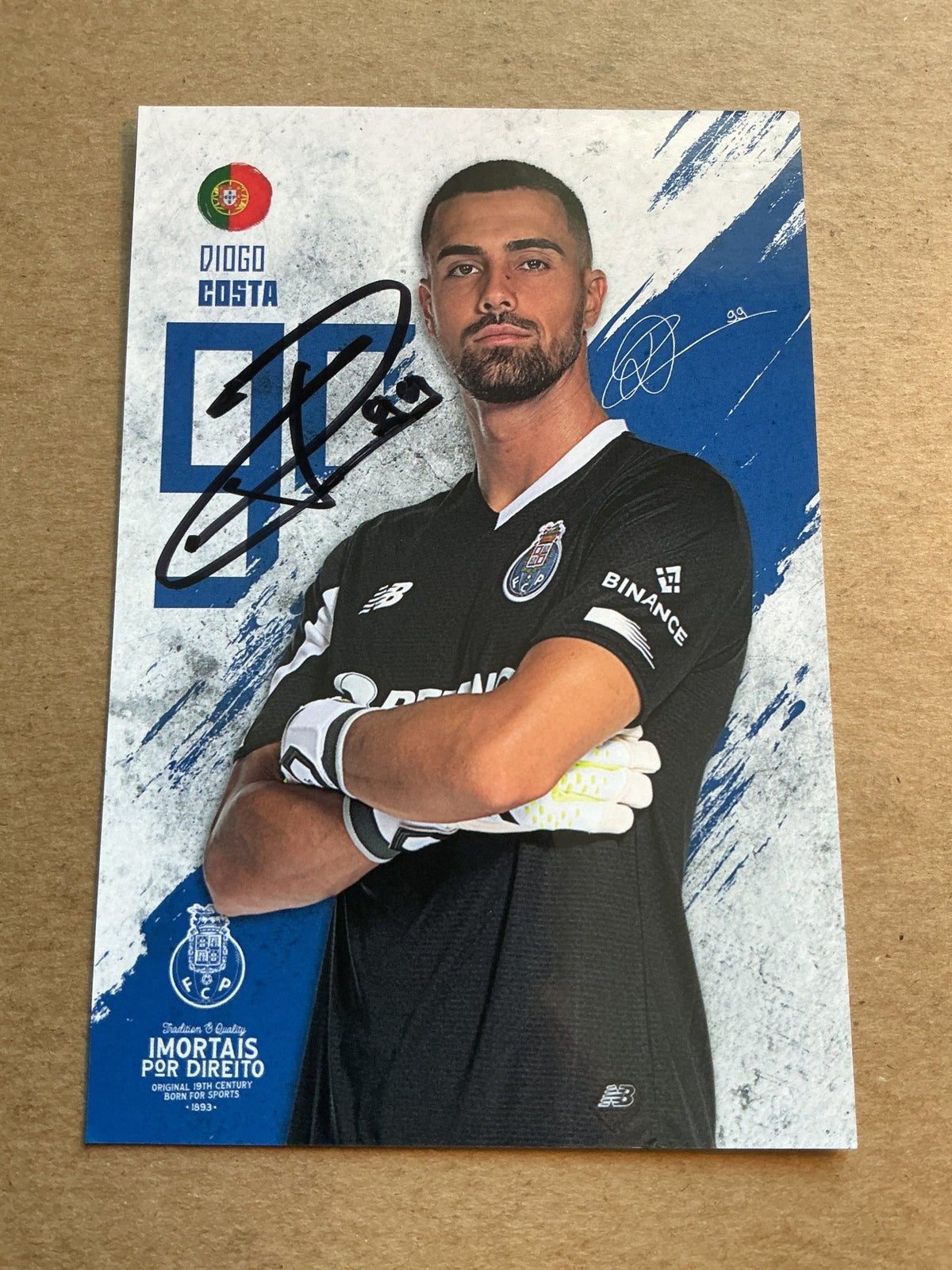 Diogo Costa, Portugal 🇵🇹 FC Porto 2023/24 hand signed - Autographs-World