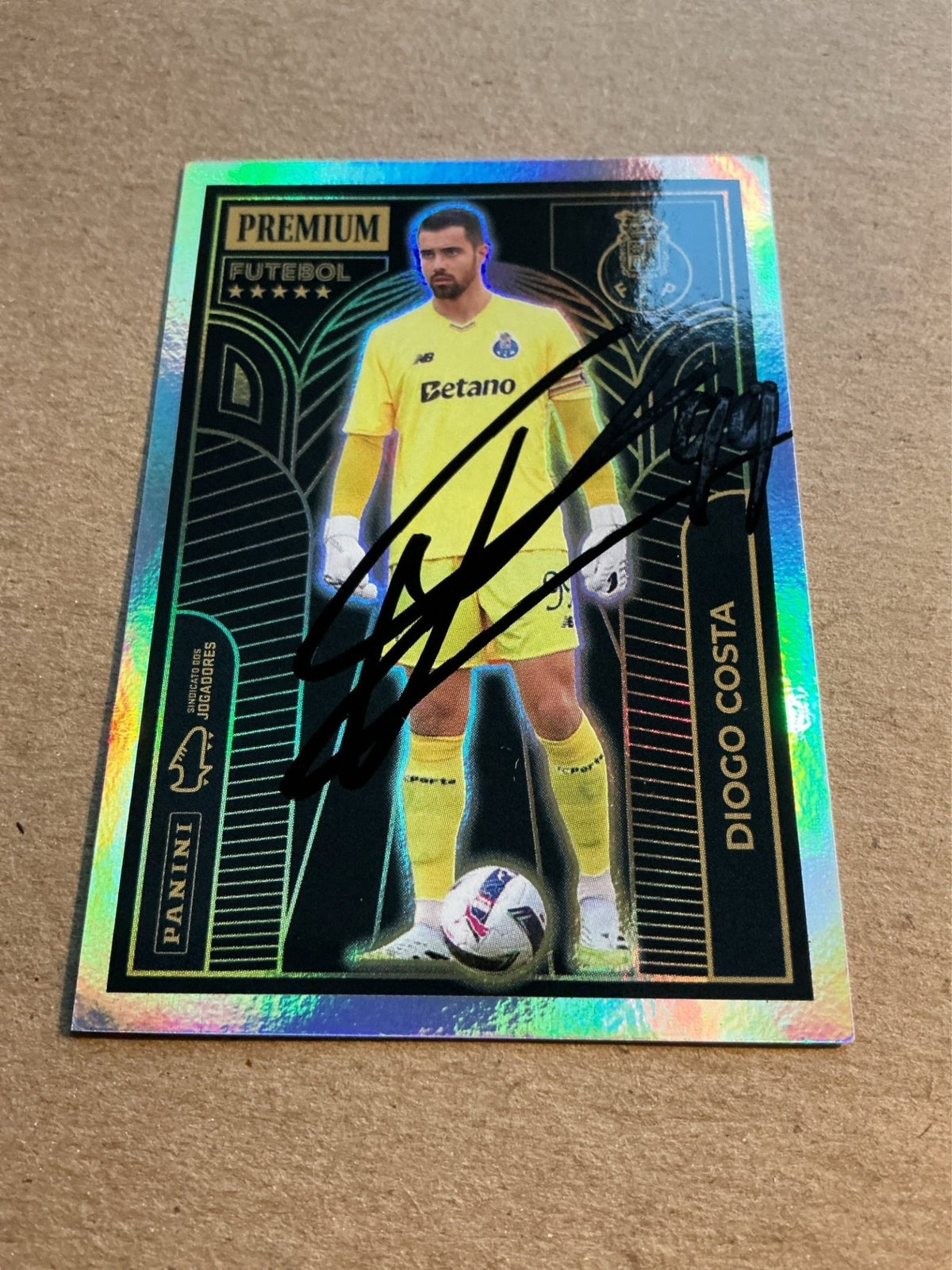 Diogo Costa, Portugal 🇵🇹 FC Porto 2025/26 Panini hand signed - Autographs-World