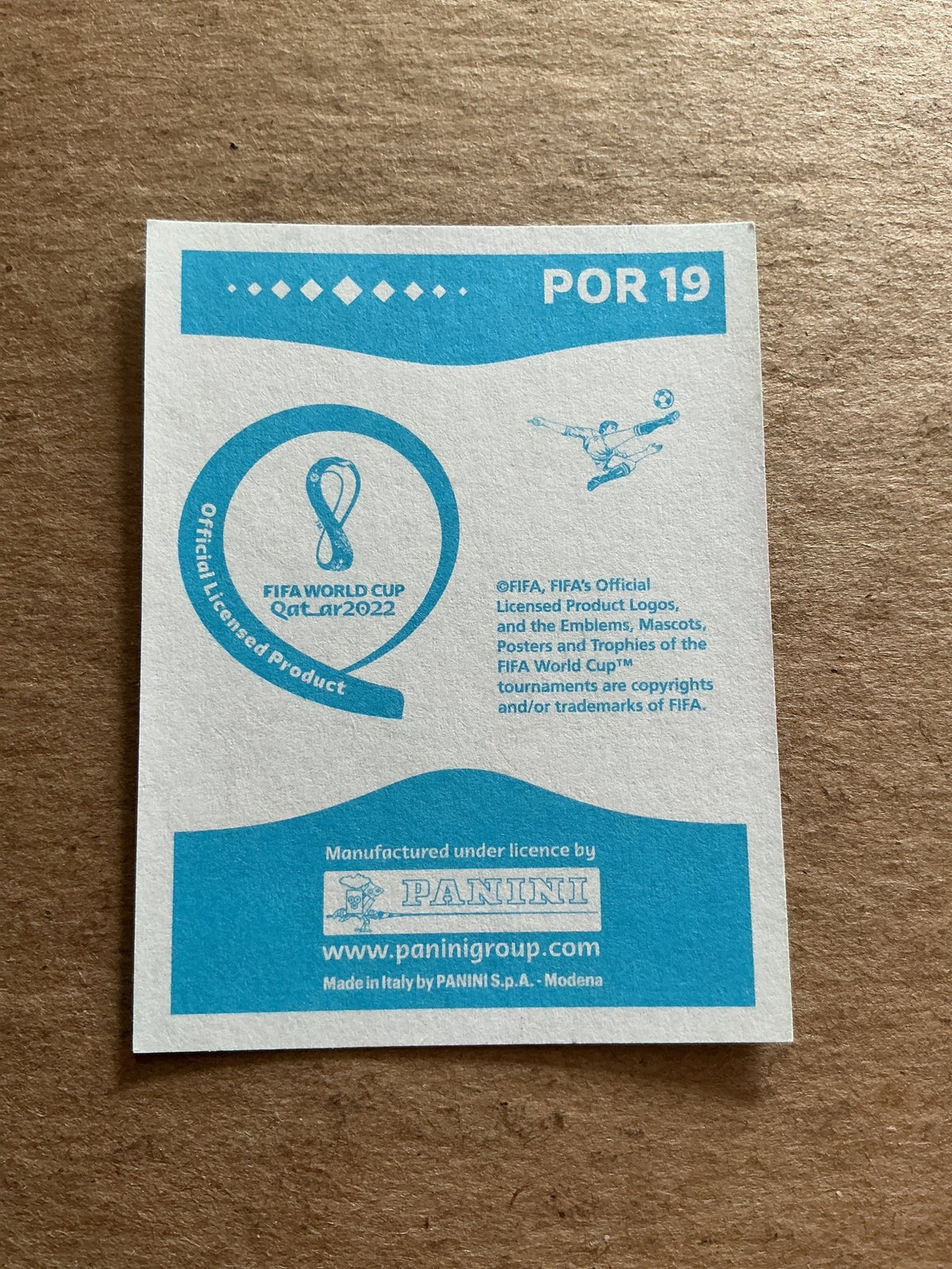 Diogo Jota, Portugal 🇵🇹 FIFA World Cup 2022 Panini hand signed - Autographs-World