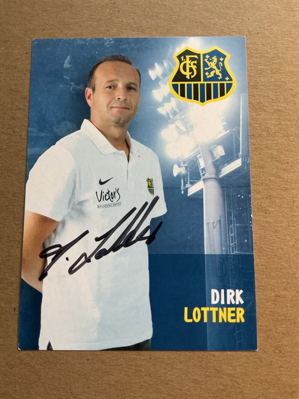 Dirk Lottner, Germany 🇩🇪 1.FC Saarbrücken 2018/19 hand signed - Autographs-World