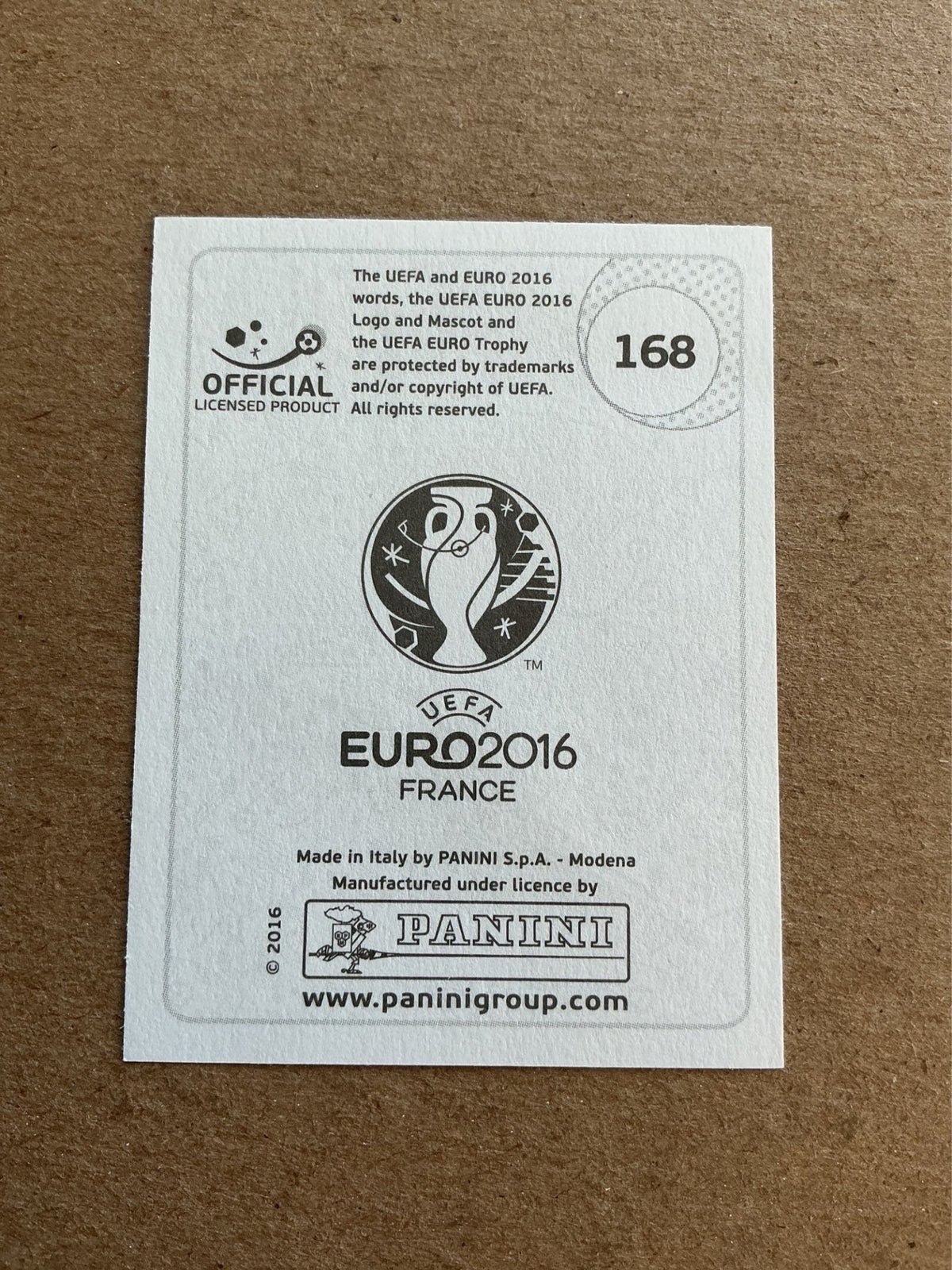 Dmitri Kombarev, Russia 🇷🇺 UEFA Euro 2016 Panini hand signed - Autographs-World