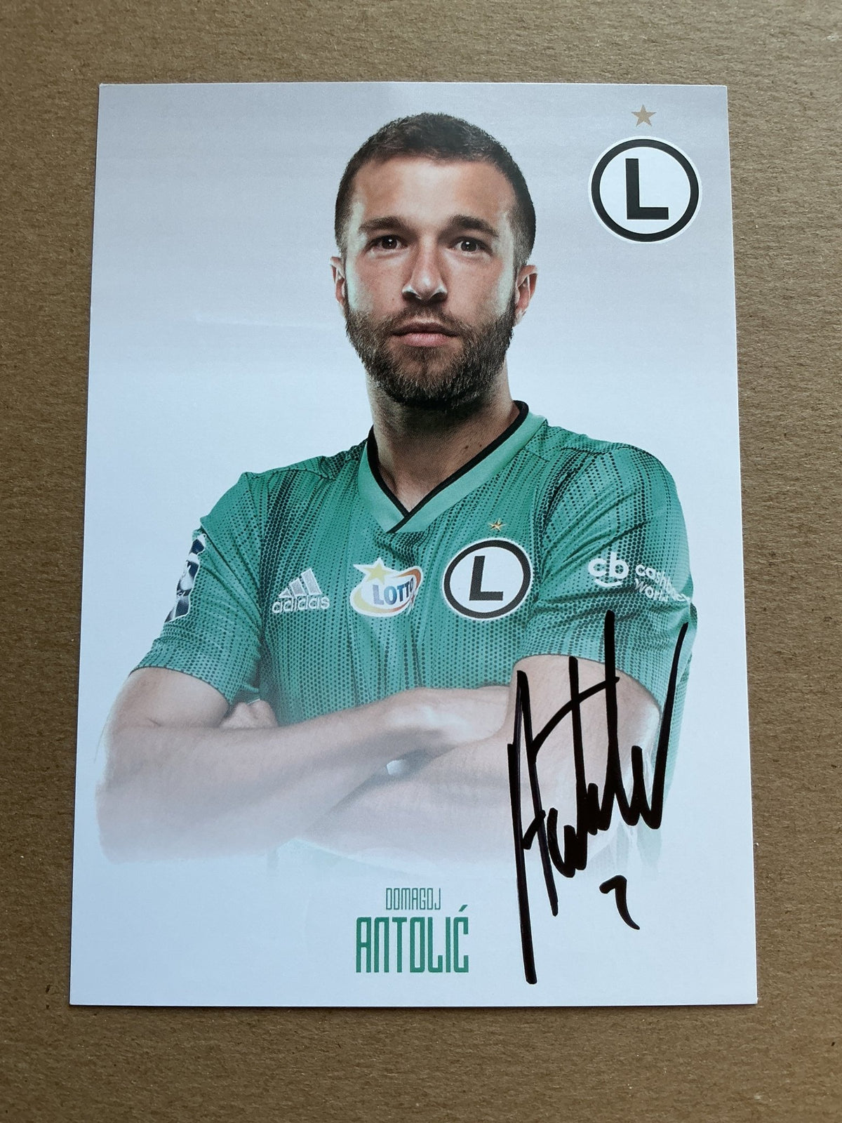 Domagoj Antolić, Croatia 🇭🇷 Legia Warszawa 2019/20 hand signed - Autographs-World