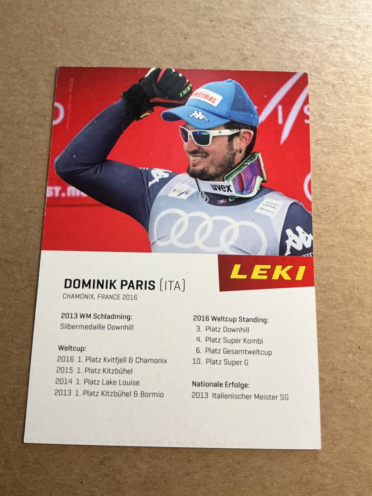 Dominik Paris, Italy 🇮🇹 Alpine Winter Sports 2024/25 hand signed - Autographs-World