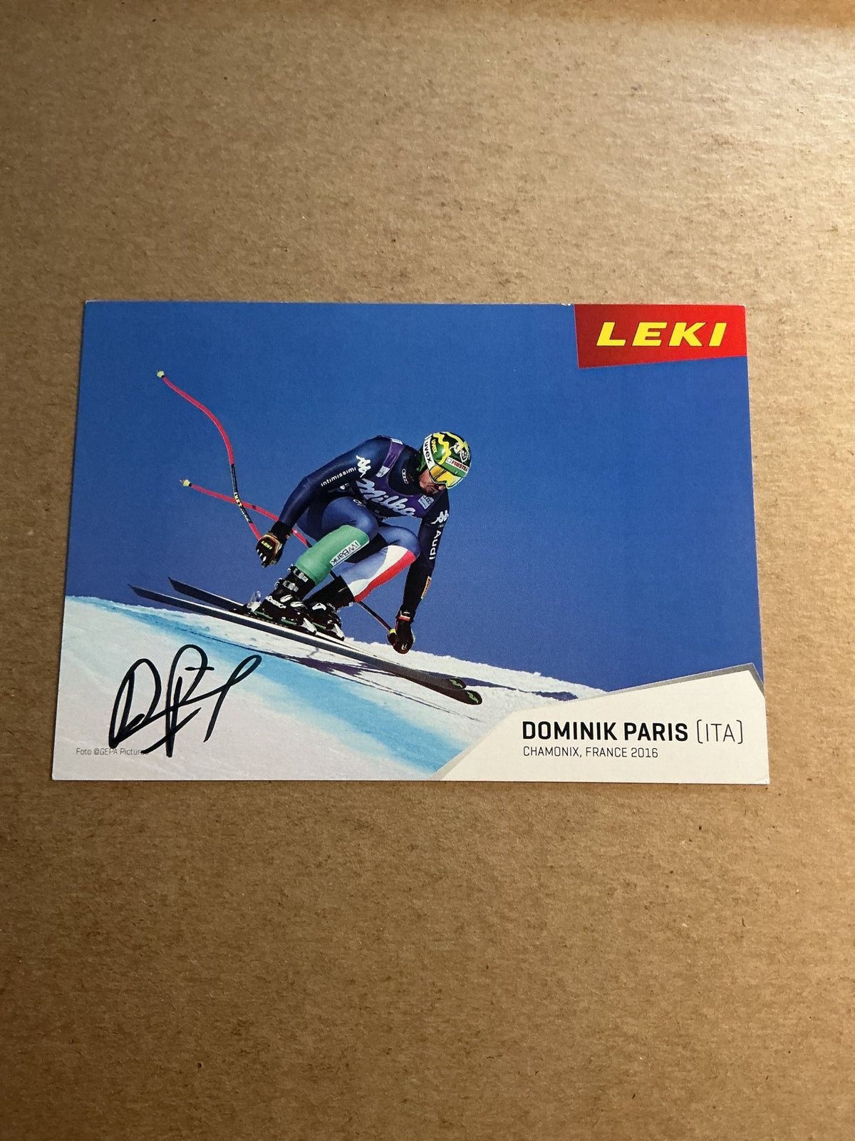 Dominik Paris, Italy 🇮🇹 Alpine Winter Sports 2024/25 hand signed - Autographs-World