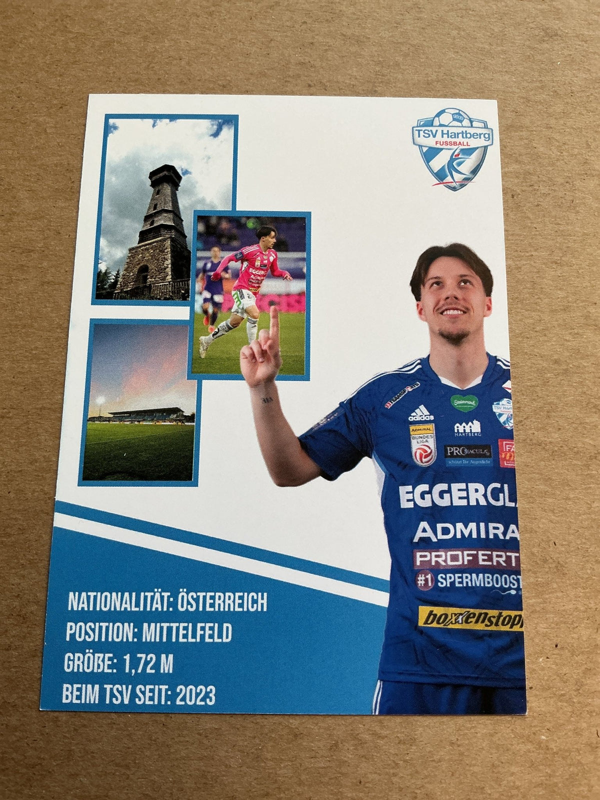Dominik Prokop, Austria 🇦🇹 TSV Hartberg 2022/23 hand signed - Autographs-World