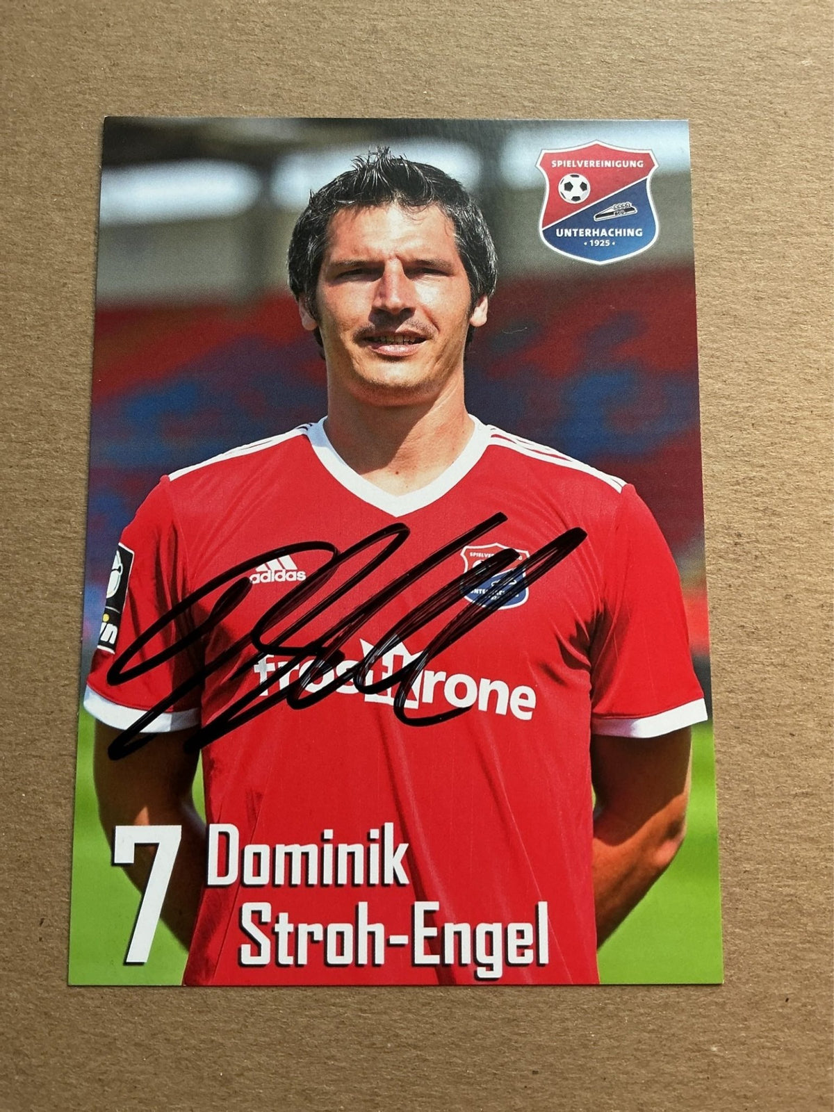 Dominik Stroh-Engel, Germany 🇩🇪 SpVgg Unterhaching 2019/20 hand signed - Autographs-World