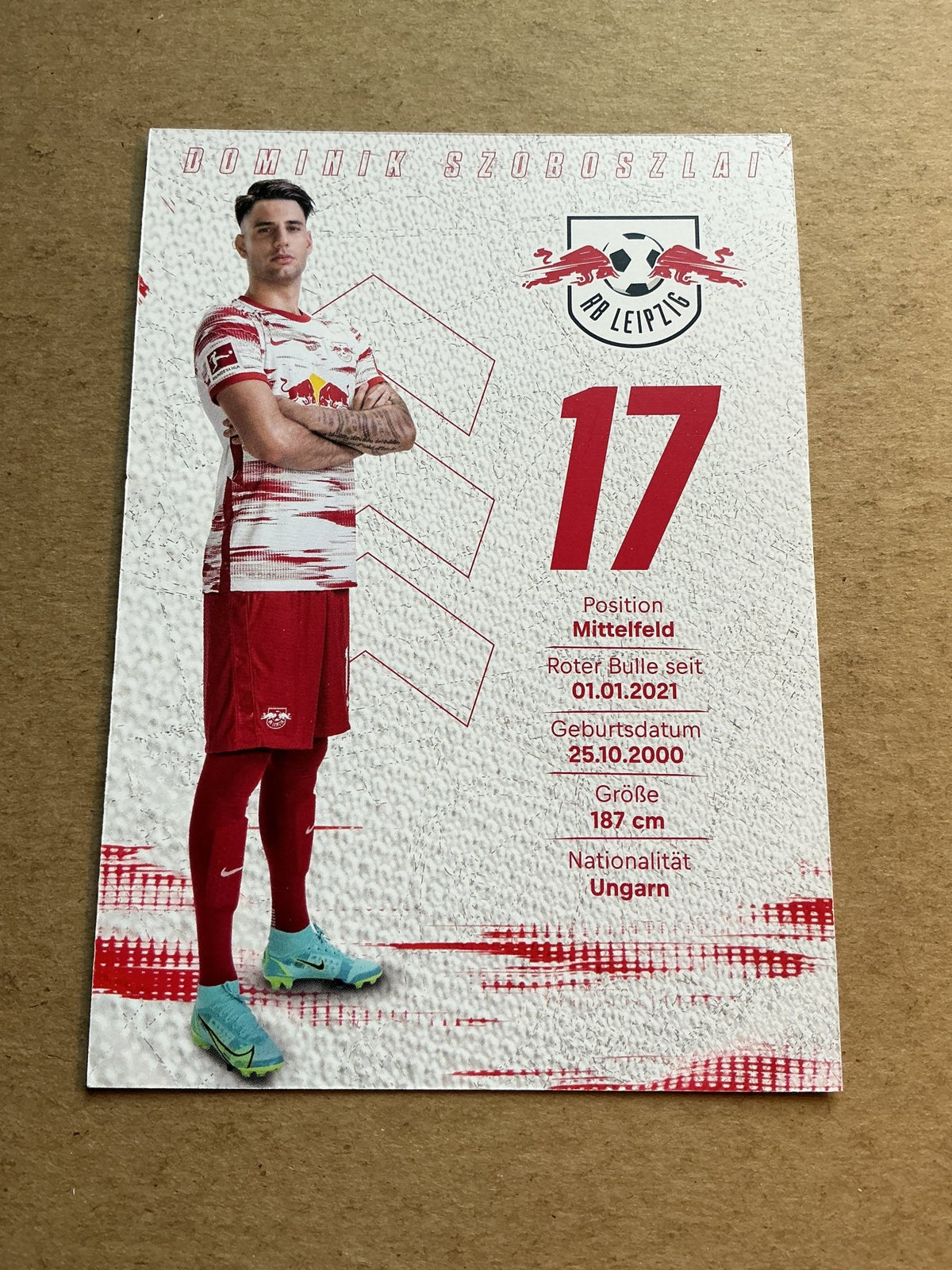 Dominik Szoboszlai, Hungary 🇭🇺 RB Leipzig 2021/22 hand signed - Autographs-World