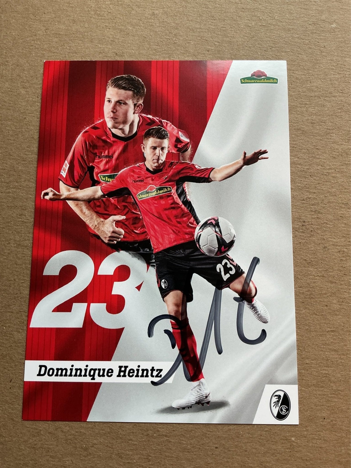 Dominique Heintz, Germany 🇩🇪 SC Freiburg 2018/19 hand signed - Autographs-World