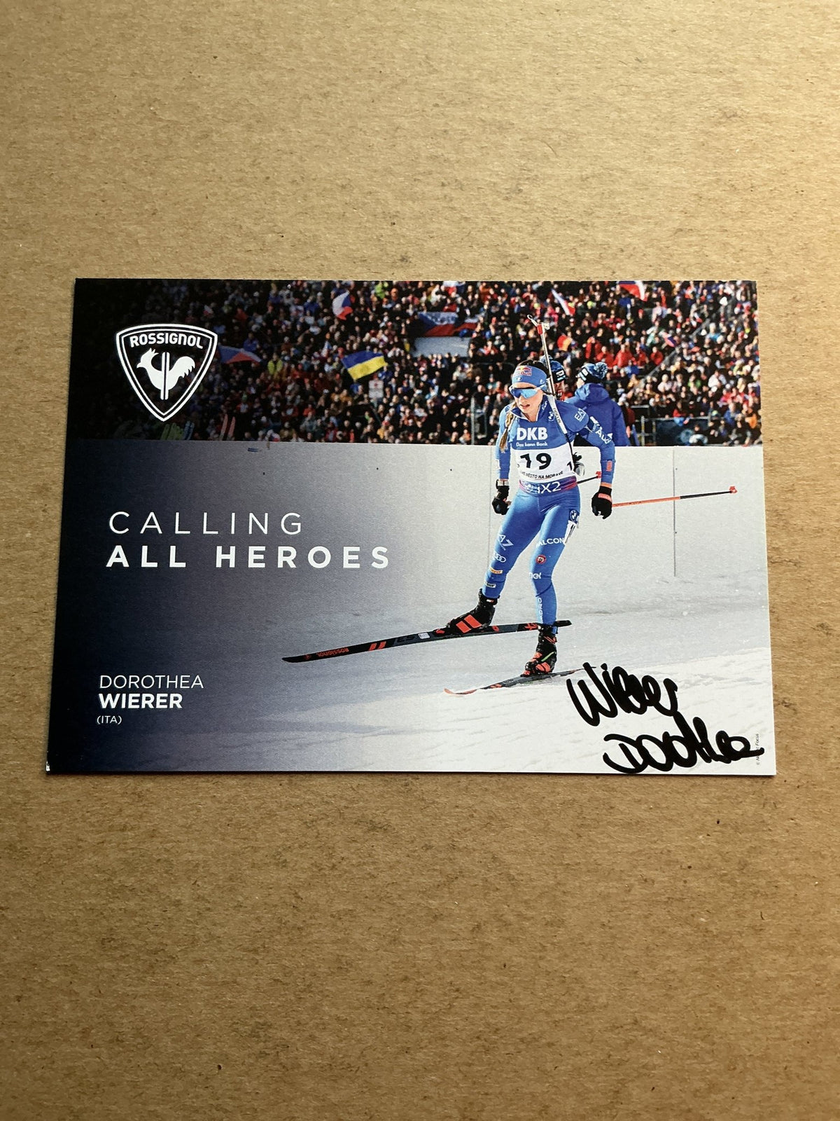 Dorothea Wierer, Italy 🇮🇹 Biathlon Winter 2025/26 hand signed - Autographs-World