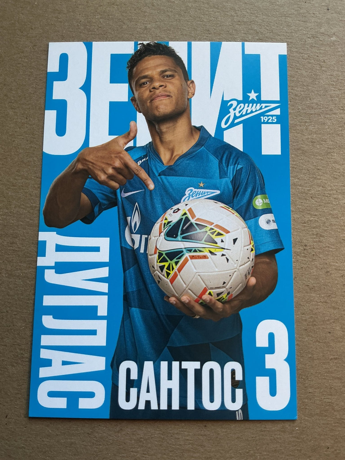 Douglas Santos, Brazil 🇧🇷 FC Zenit Saint Petersburg 2019/20 unsigned - Autographs-World