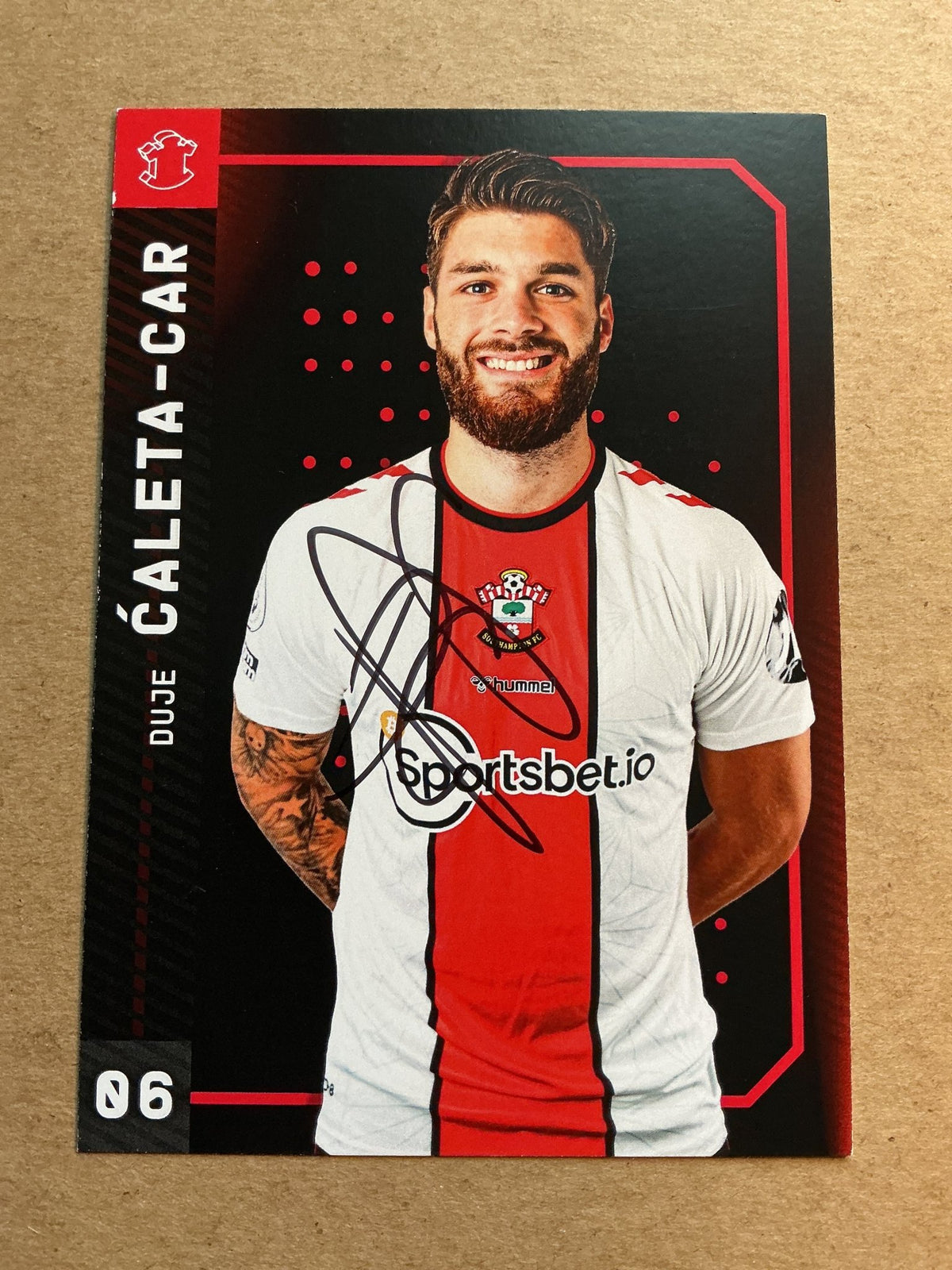 Duje Ćaleta-Car, Croatia 🇭🇷 Southampton FC 2022/23 hand signed - Autographs-World