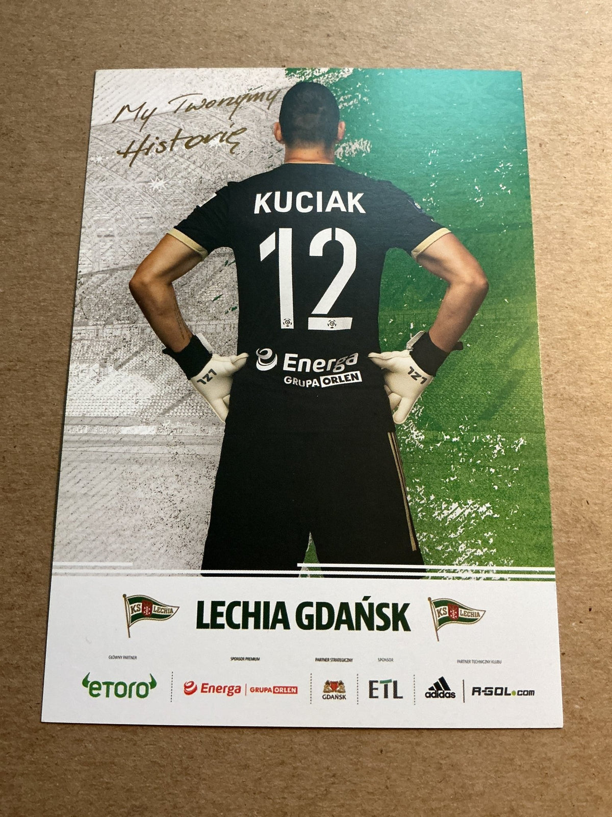 Dušan Kuciak, Slovakia 🇸🇰 Lechia Gdansk 2022/23 hand signed - Autographs-World