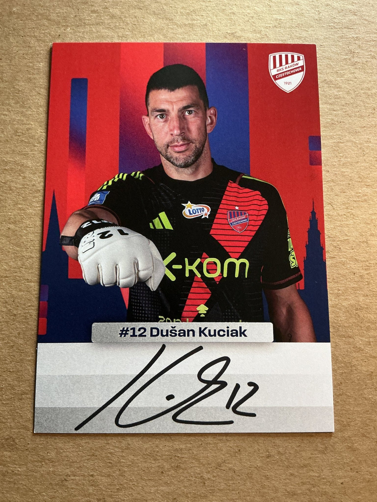 Dusan Kuciak, Slovakia 🇸🇰 Rakow Czestochowa 2024/25 hand signed - Autographs-World